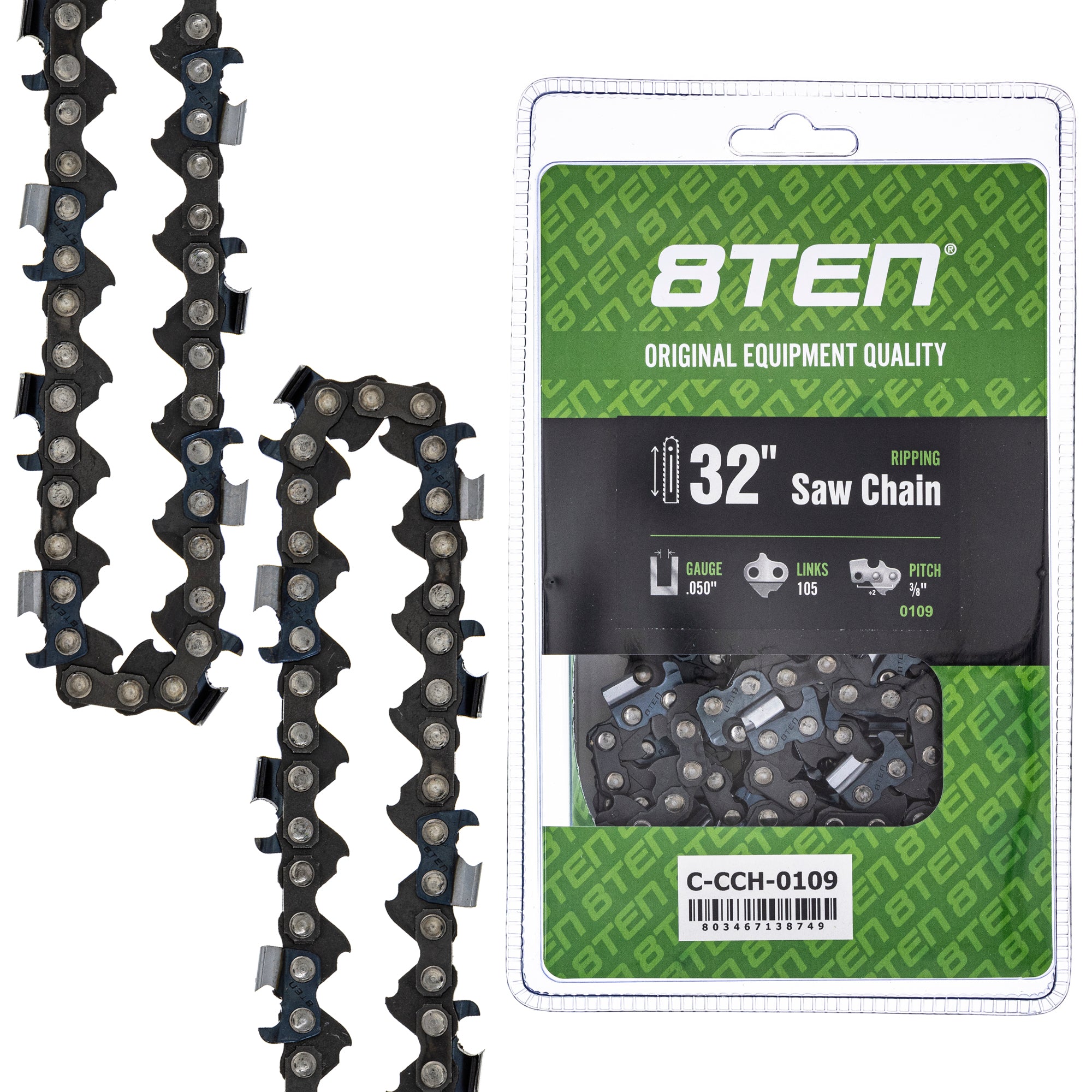 Chainsaw Chain 32 Inch .050 3/8 105DL for zOTHER Oregon Echo Shindaiwa Bear Cat PS CS-800P 8TEN 810-CCC2321H