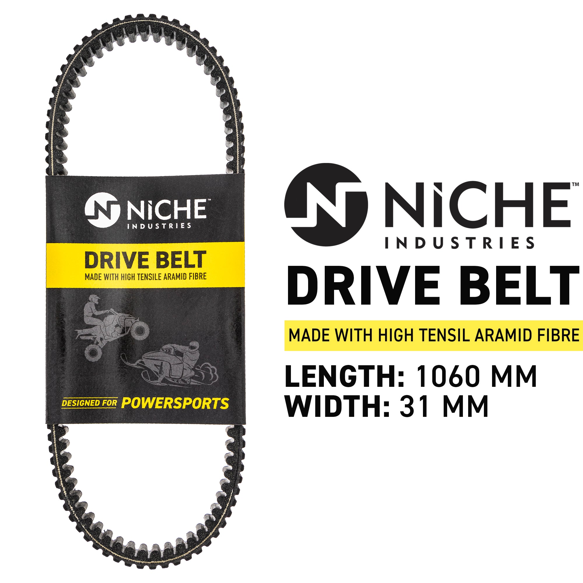 NICHE Drive Belt UXP457 UHQ457 UA457 3211206 3211143