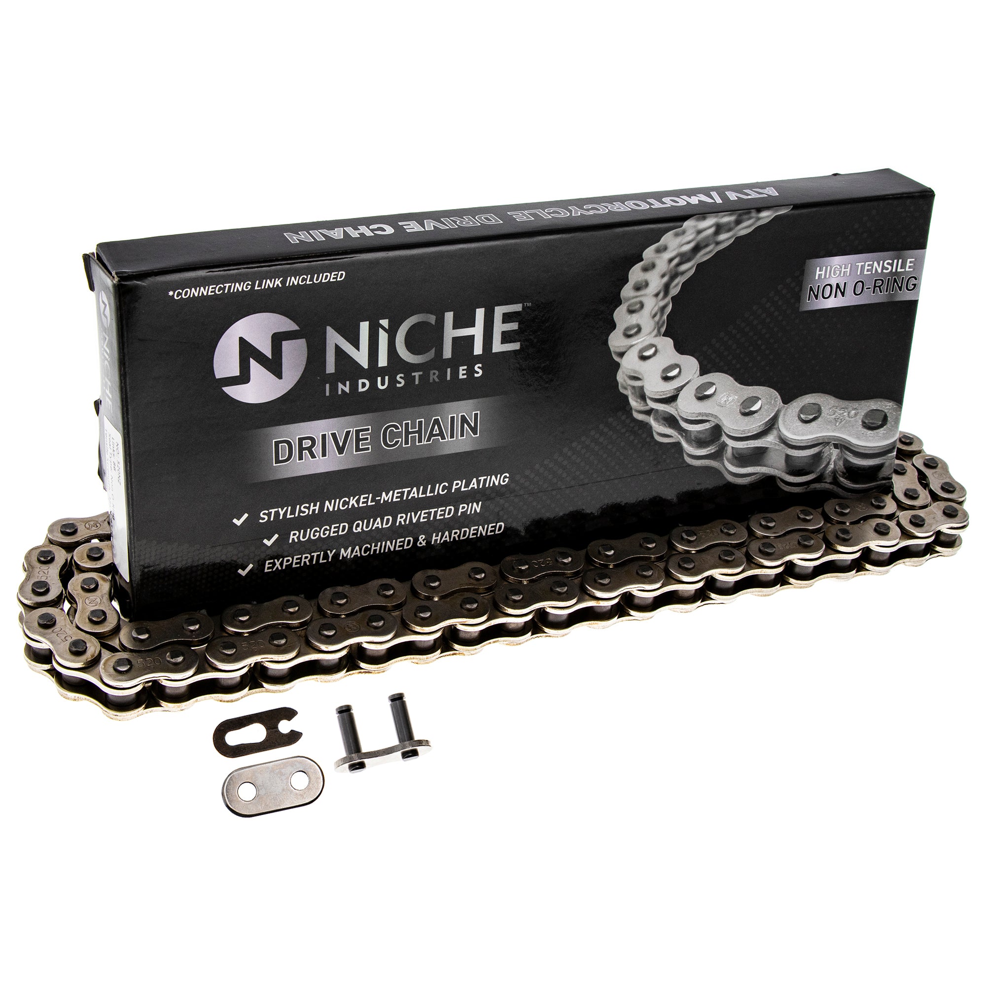 NICHE MK1003569 Drive Sprockets & Chain Kit for Kawasaki Ninja