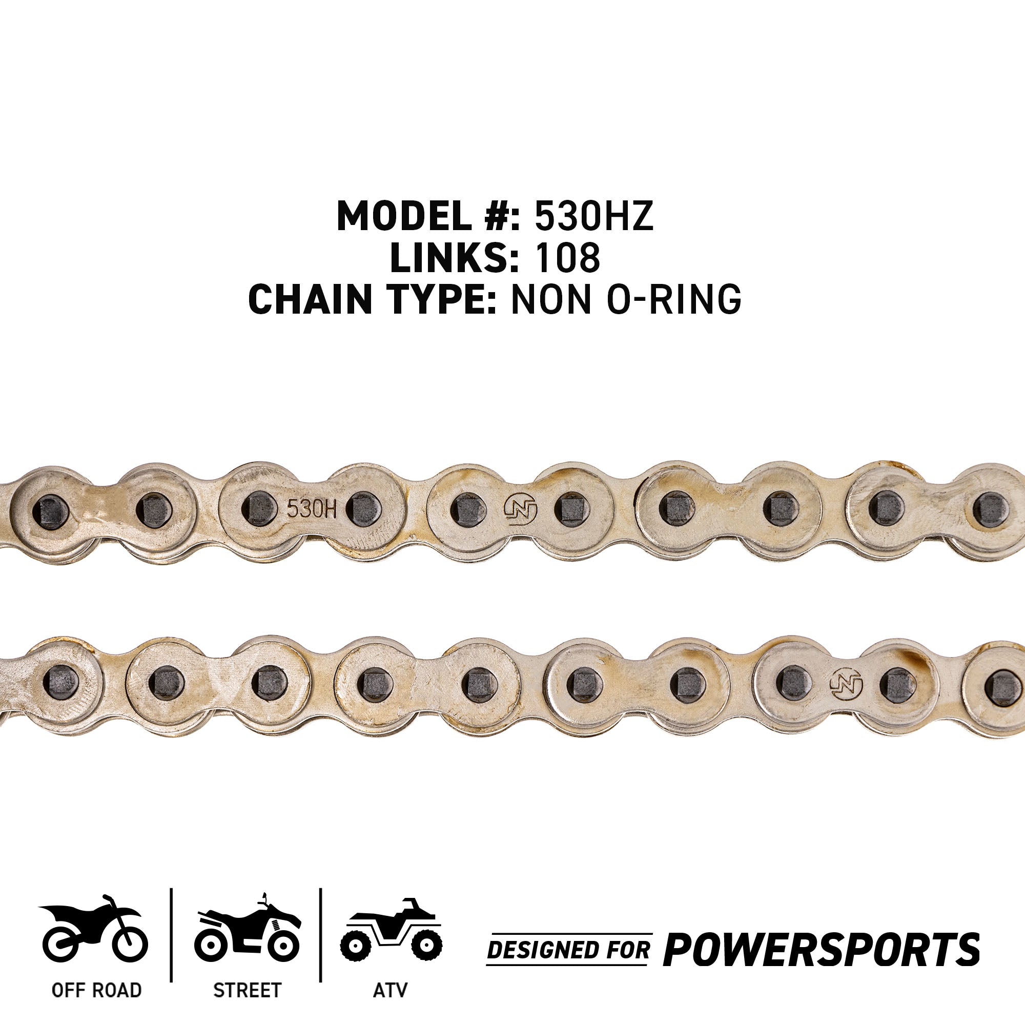Sprocket Chain Set for Suzuki GSXR750 15/43 Tooth 530 O-Ring Front