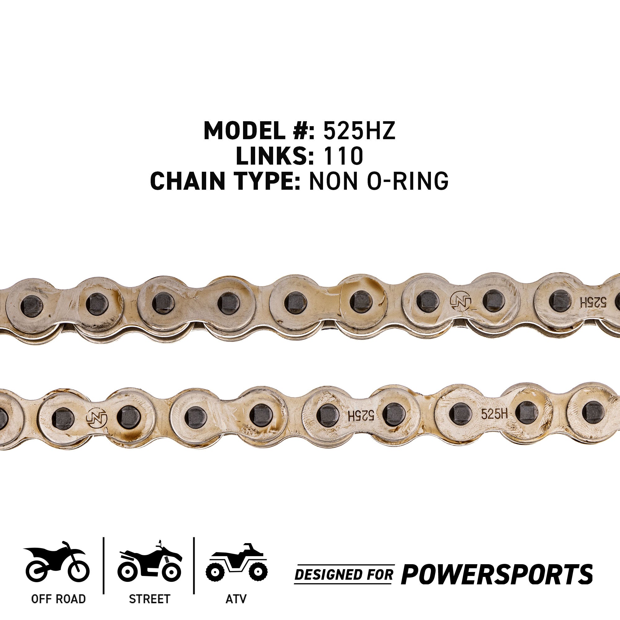 Sprocket Chain Set for Suzuki GSXR750 17/43 Tooth 525 O-Ring Front