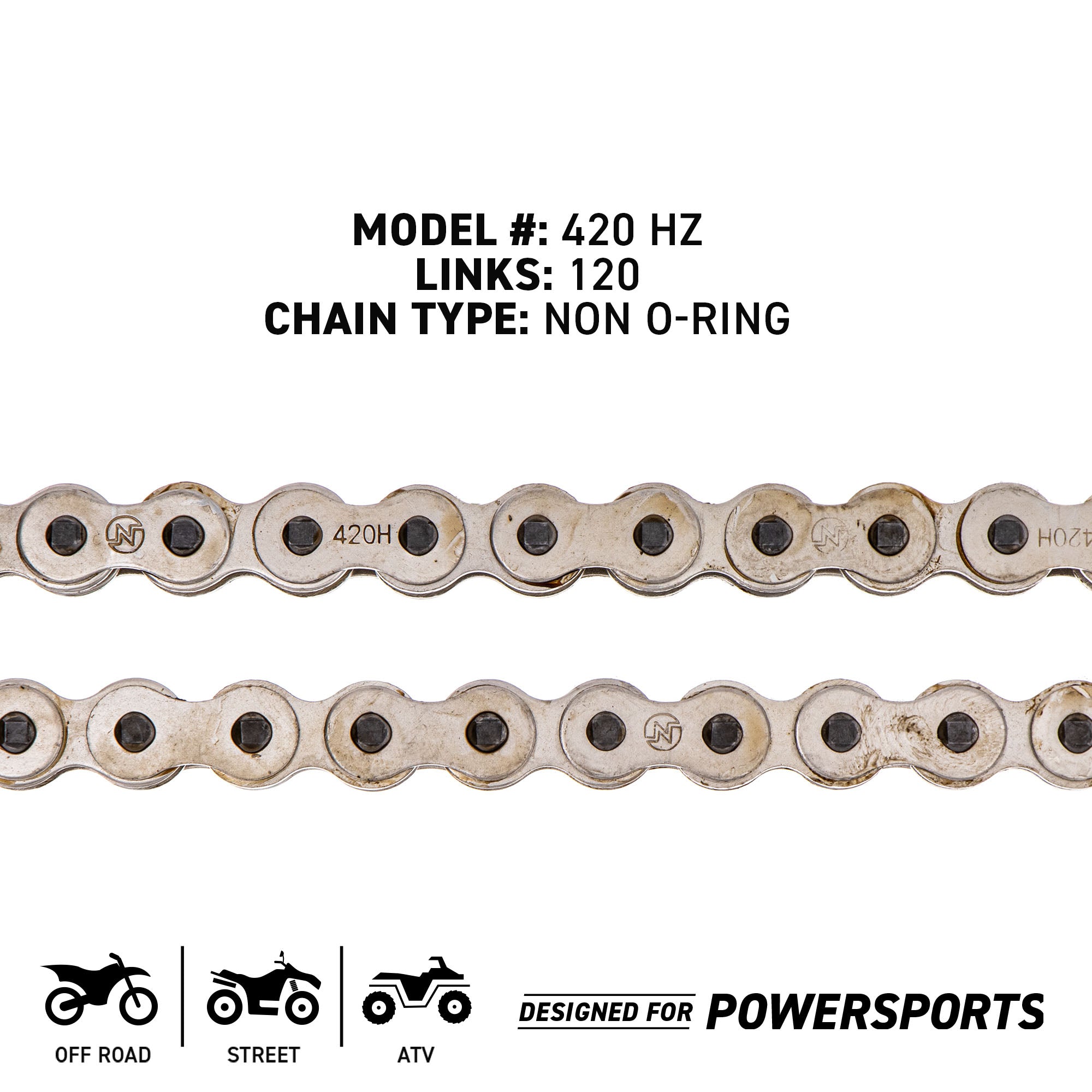 Sprocket Chain Set for Kawasaki KX80 13/49 Tooth 420 O-Ring Front Rear