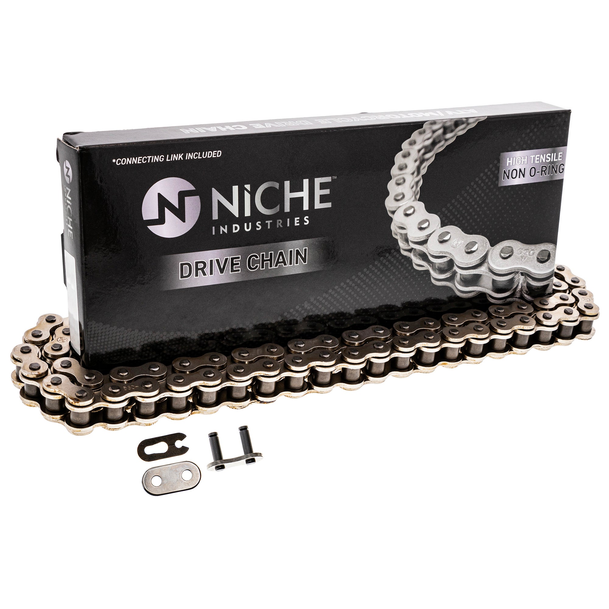 530 Drive Chain 120 Links Standard Non O-Ring with Connecting Master