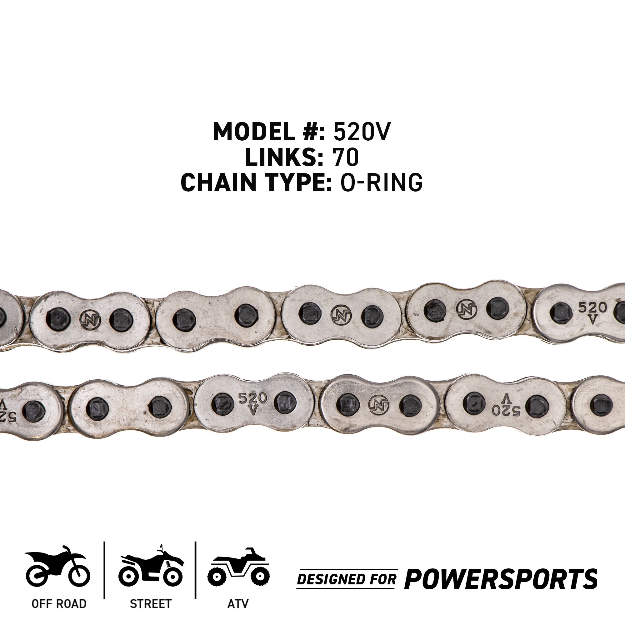 Sprocket Chain Set for Polaris Trail Boss 250 Big Boss 400L 11/42 520