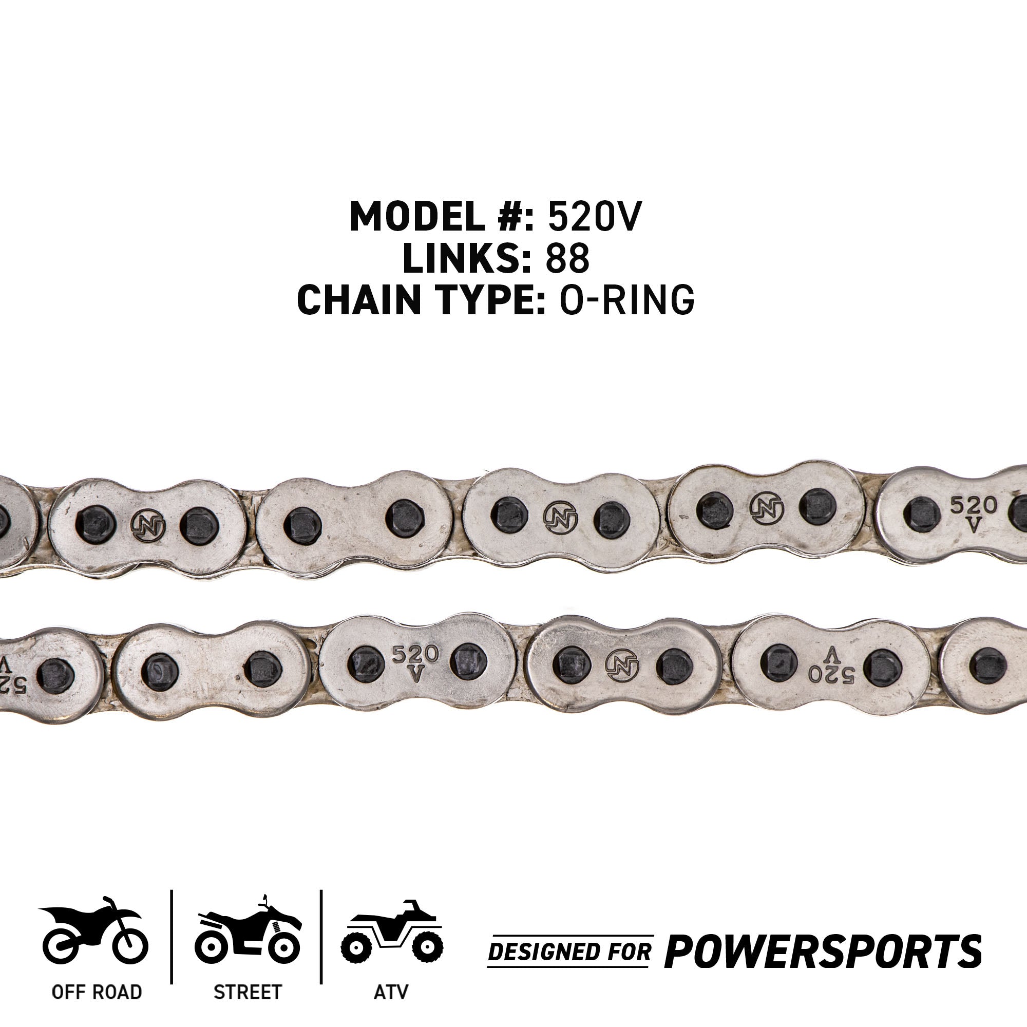 Sprocket Chain Set for Honda TRX300EX TRX300X 13/38 Tooth 520 Rear