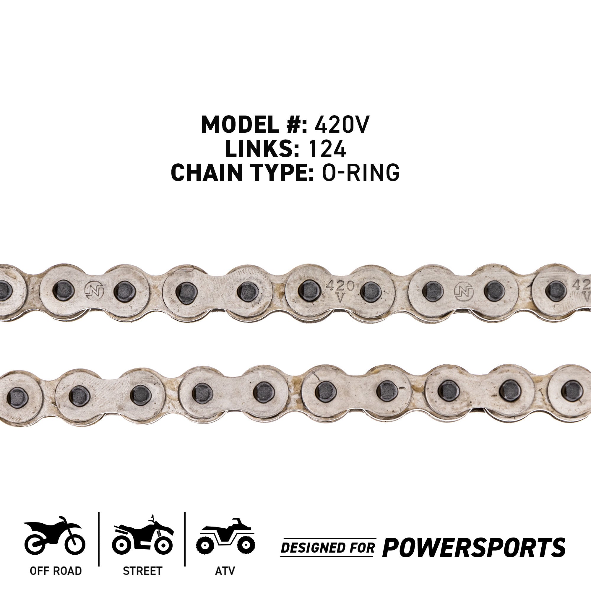 Sprocket Chain Set for Kawasaki KX100 13/49 Tooth 420 Rear Front Combo