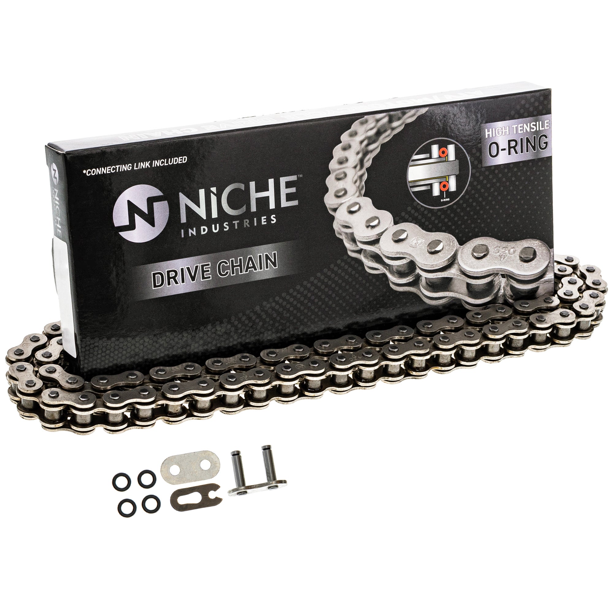 420 Drive Chain 122 Links O-Ring With Connecting Master Link