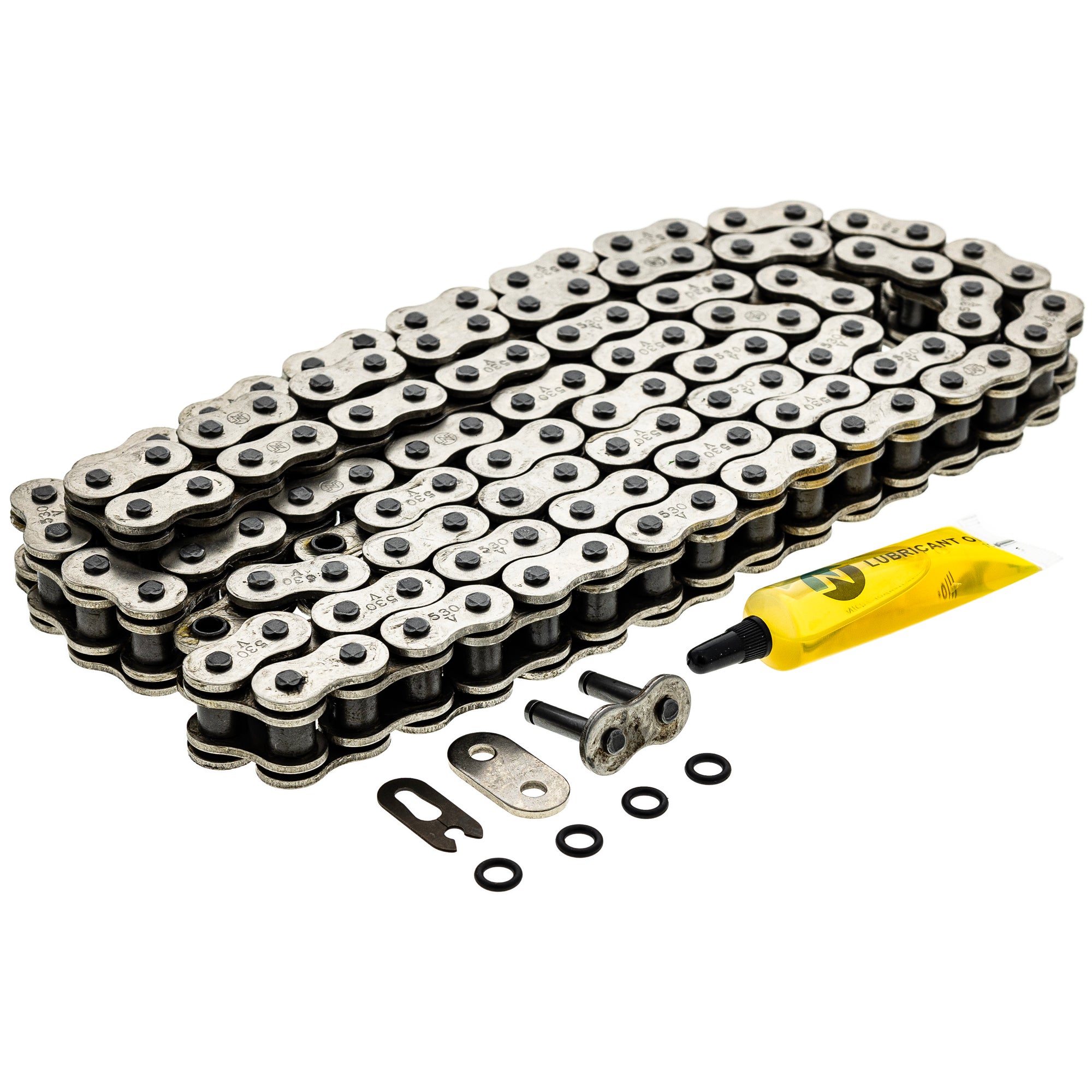 Drive Chain 118 O-Ring w/ Master Link for zOTHER Yamaha Suzuki Kawasaki Katana FZ6 NICHE 519-CDC2443H