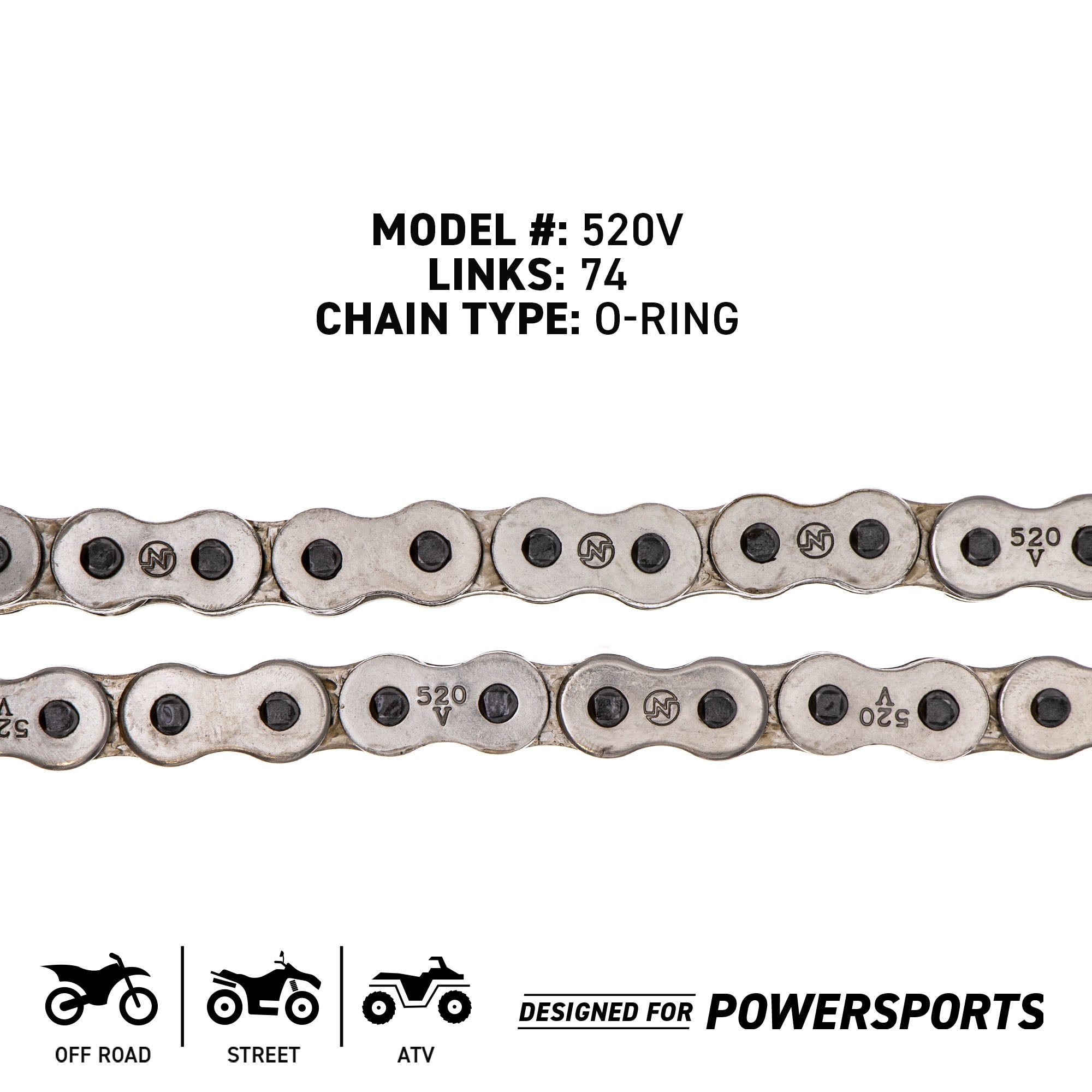 Sprocket Chain Set for Yamaha Grizzly 125 Breeze 125 12/32 Tooth 520