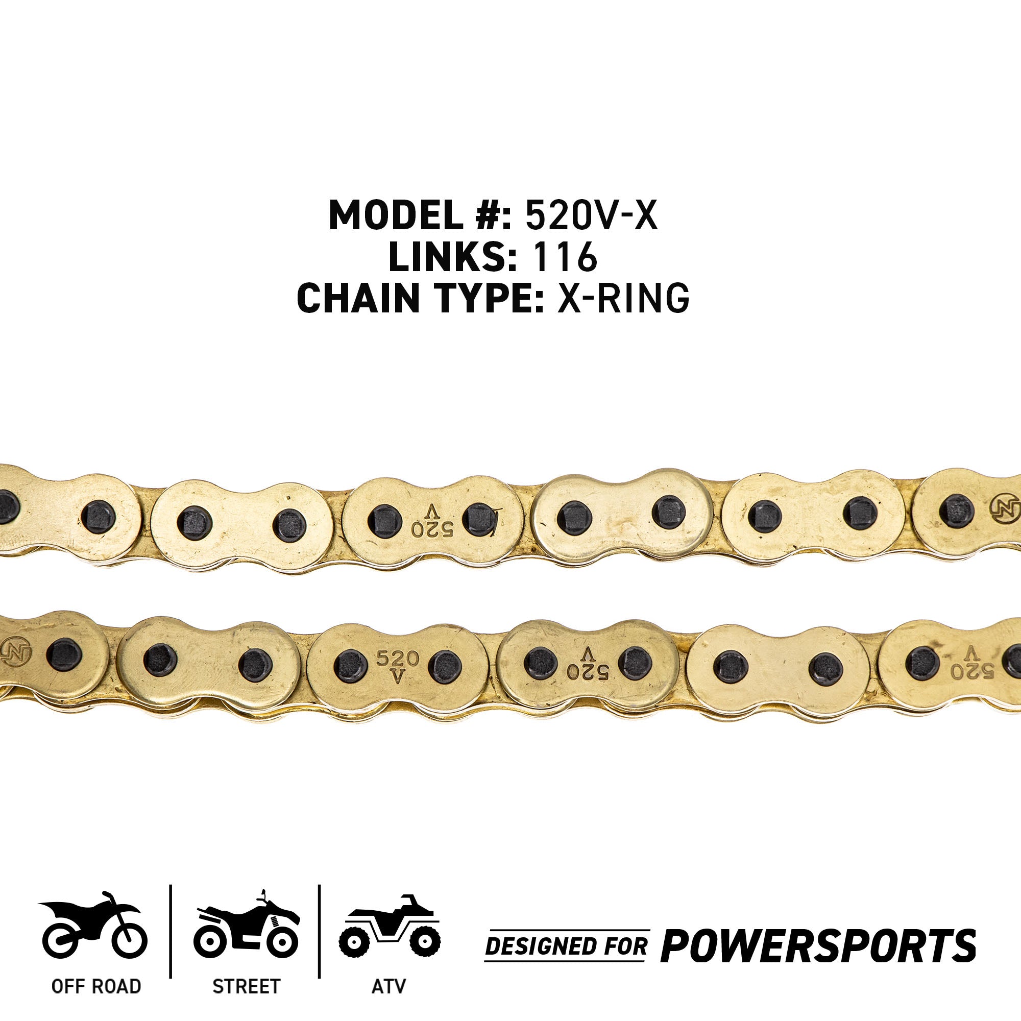 Sprocket Chain Set for Honda CRF450R CRF450RX 13/48 Tooth 520 Rear