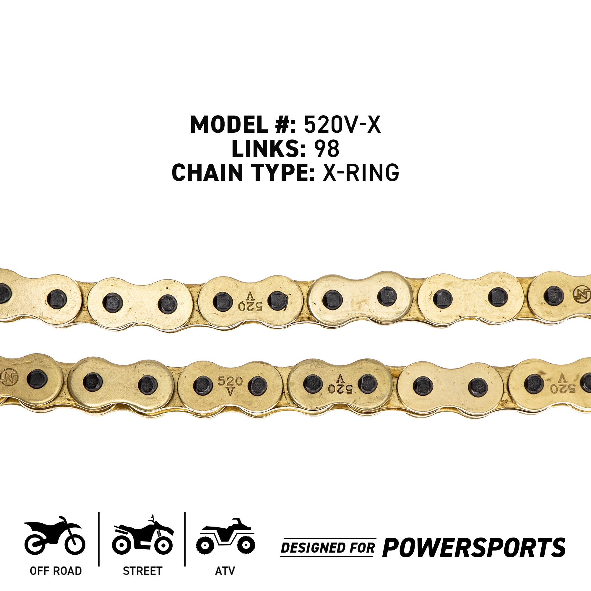 Sprocket Chain Set for Yamaha Raptor 350 13/38 Tooth 520 Front Rear