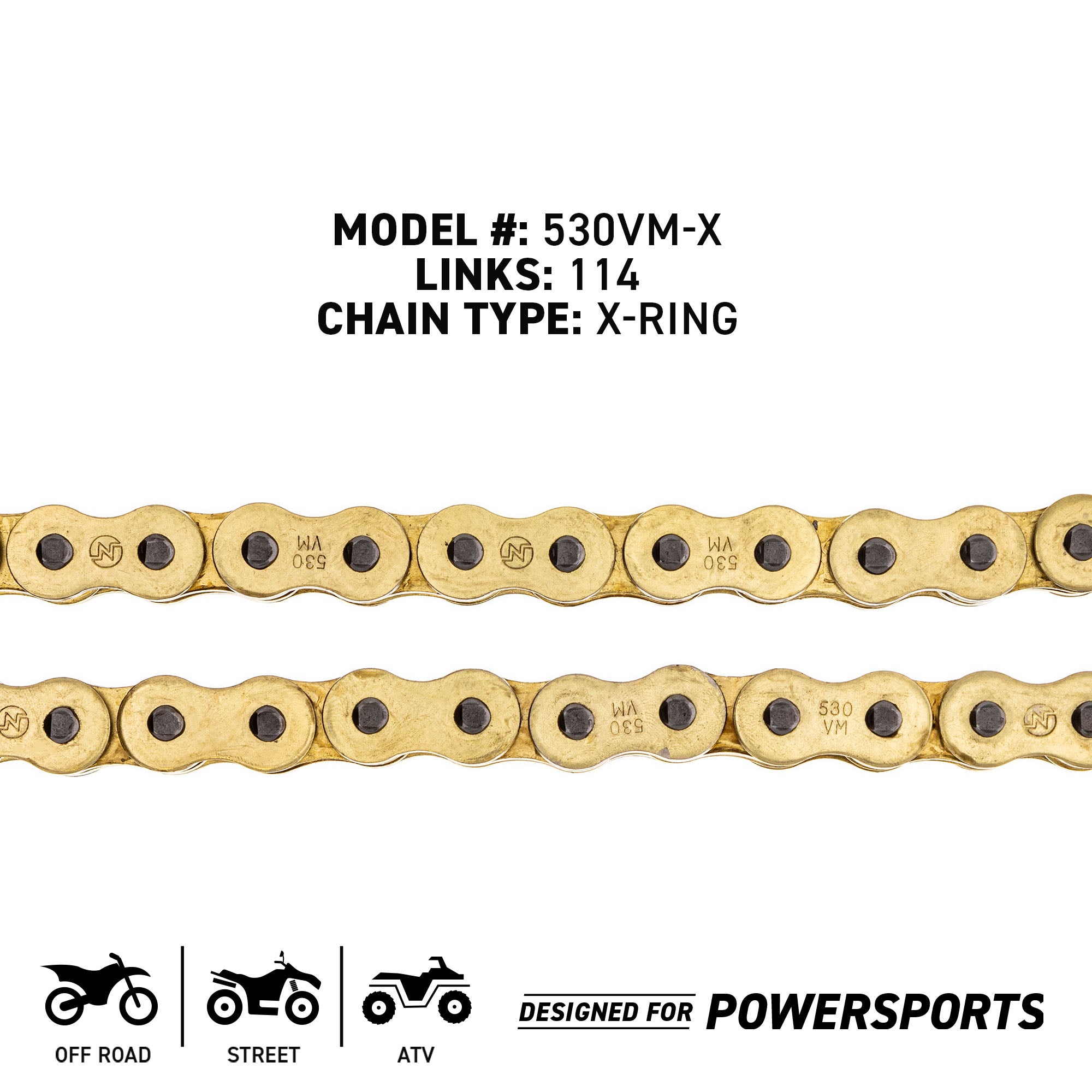 Sprocket Chain Set for Suzuki GSXR1100W 15/42 Tooth 530 O-Ring Rear