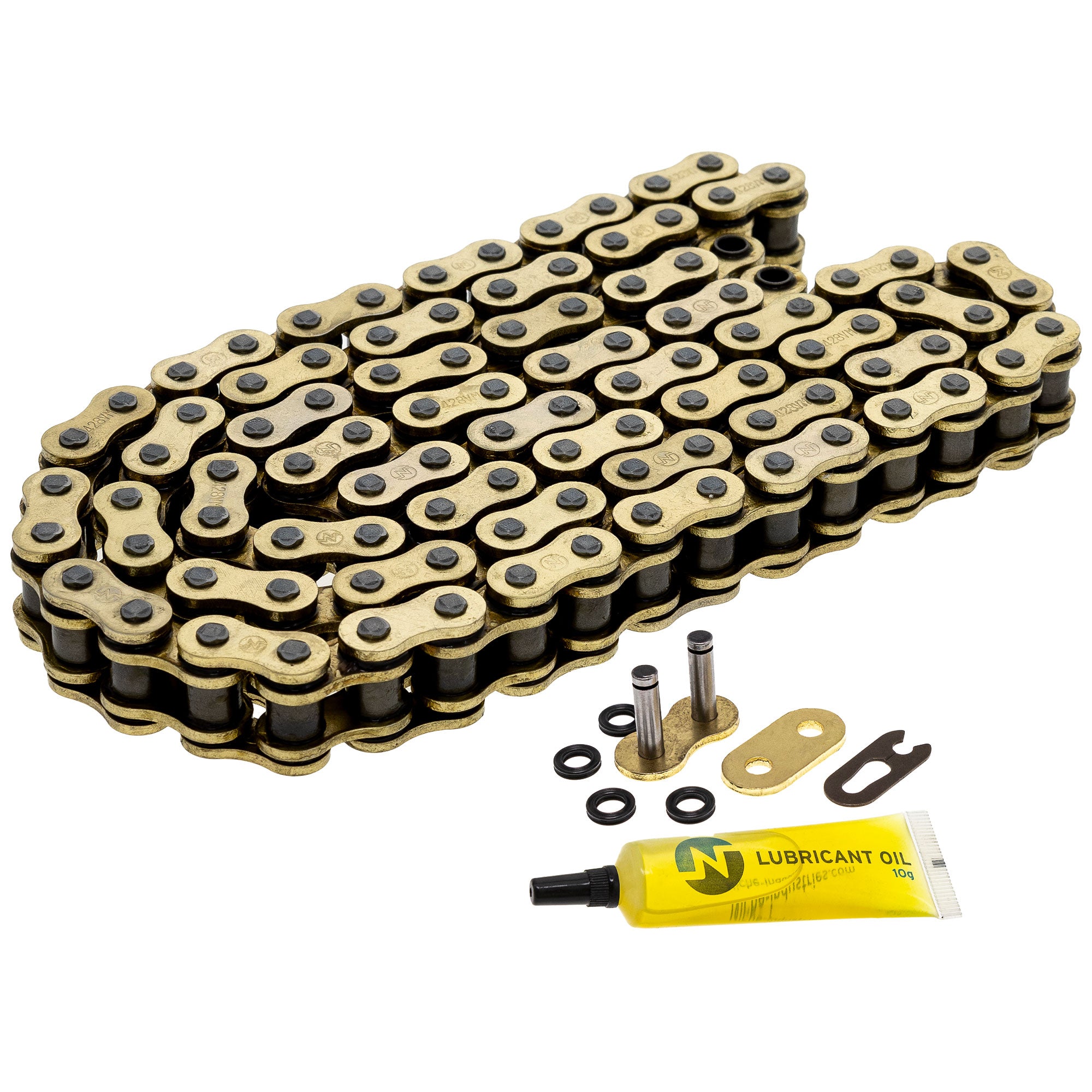 Gold X-Ring Chain 100 w/ Master Link for zOTHER TRX90 SporTrax Mojave KLT110 5437 NICHE 519-CDC2548H