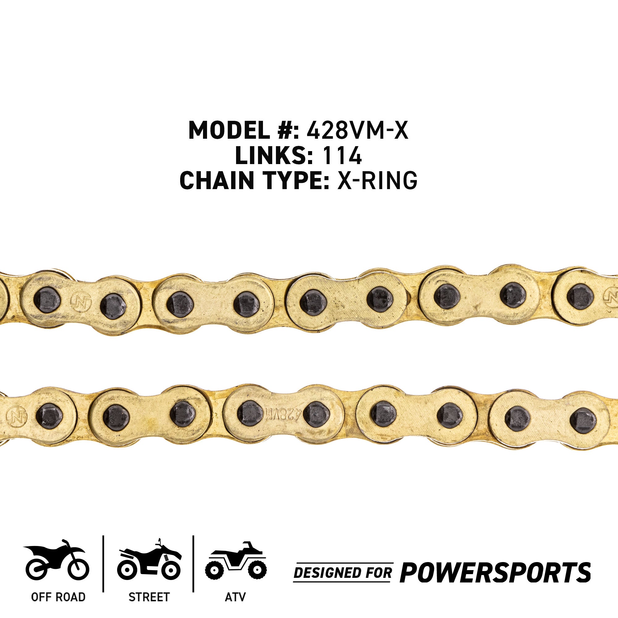 Sprocket Chain Set for Yamaha DT125 15/45 Tooth 428 Rear Front Kit