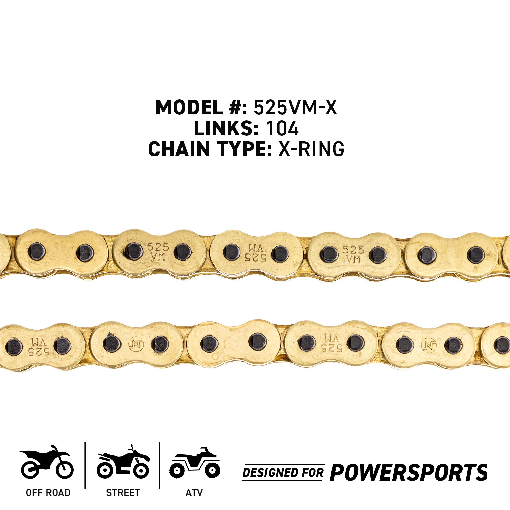 Sprocket Chain Set for Triumph Bonneville 865 18/43 Tooth 525 Rear