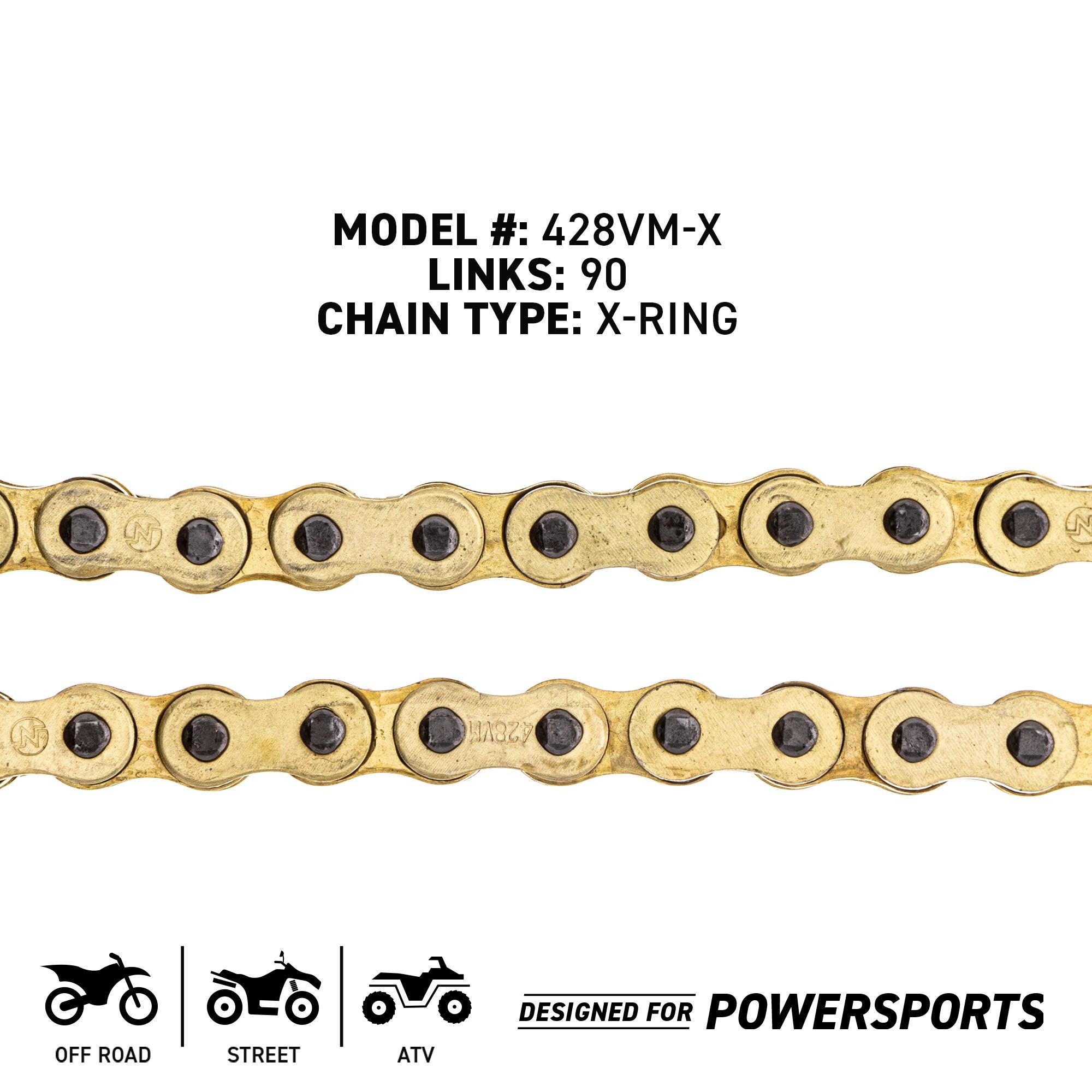 NICHE 519-CDC2622H Chain for zOTHER BRP Can-Am Ski-Doo Sea-Doo Quest