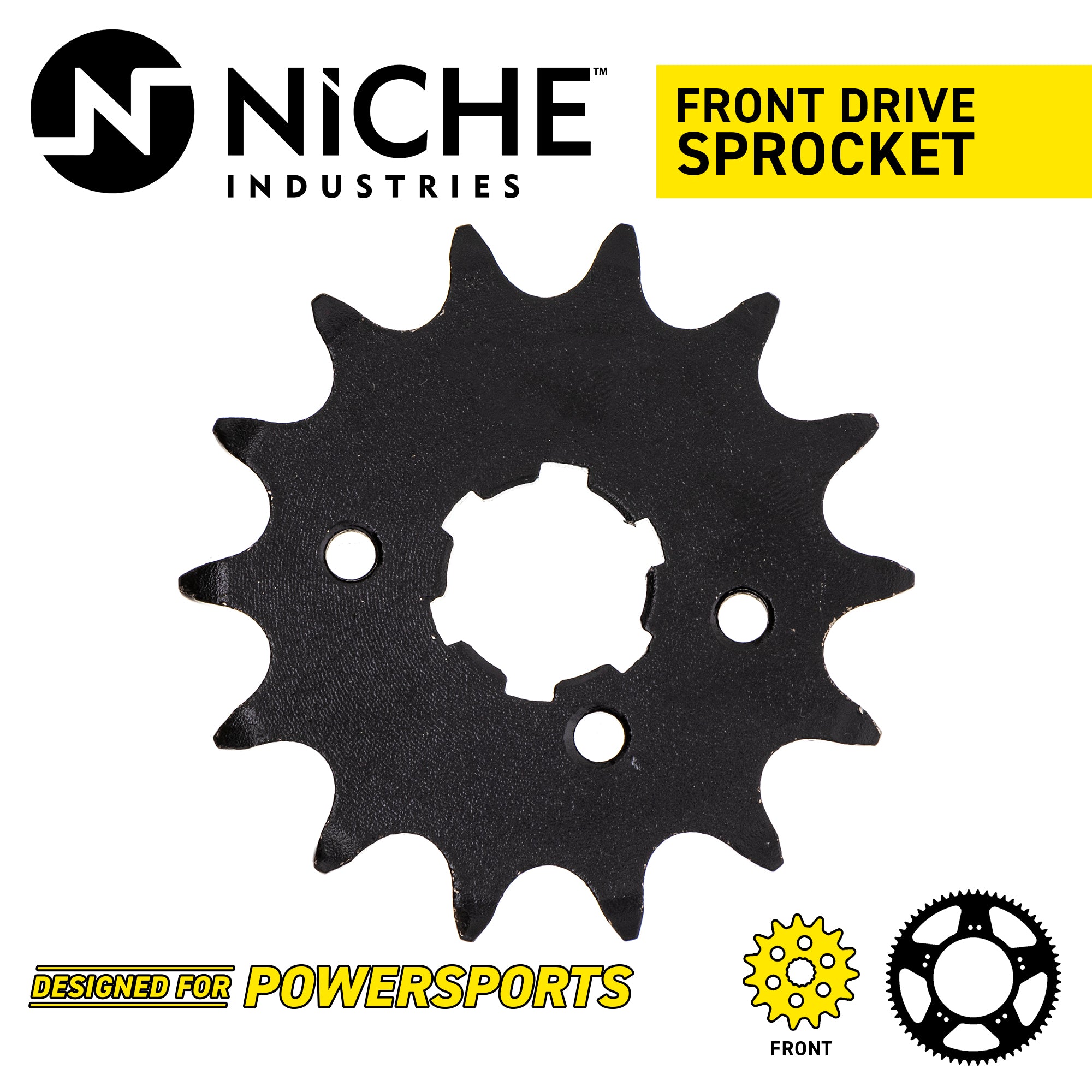 NICHE 519-CDS2225P Front Drive Sprocket for zOTHER Yamaha Kawasaki JT