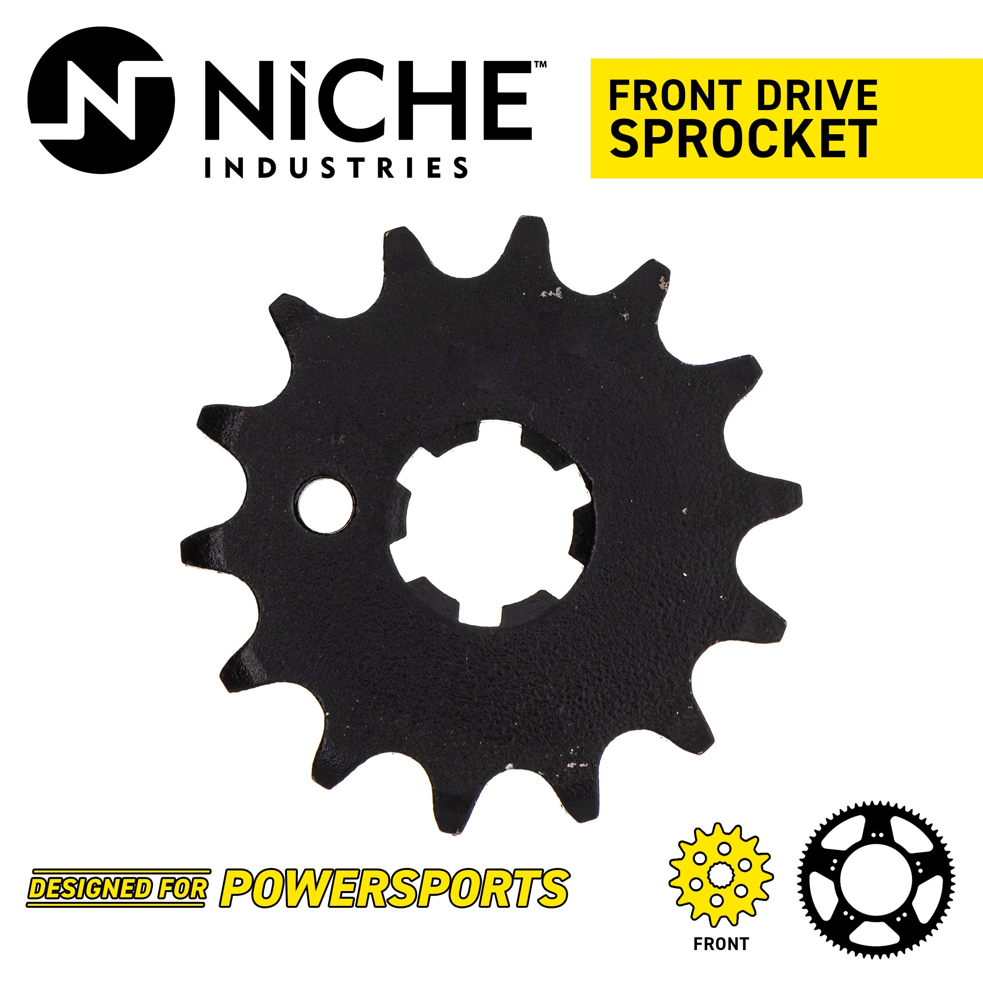 Sprocket Chain Set for Yamaha LB50 Chappy 14/32 Tooth 420 Rear Front