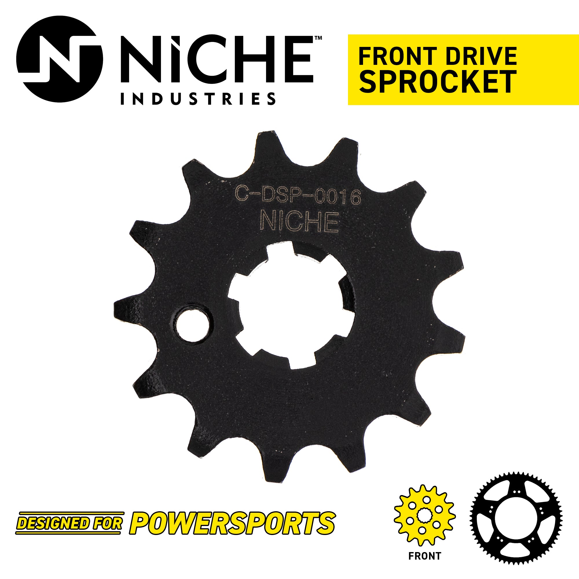 Sprocket Chain Set for Kawasaki 1989 KX80 13/49 Tooth 420 Rear Front