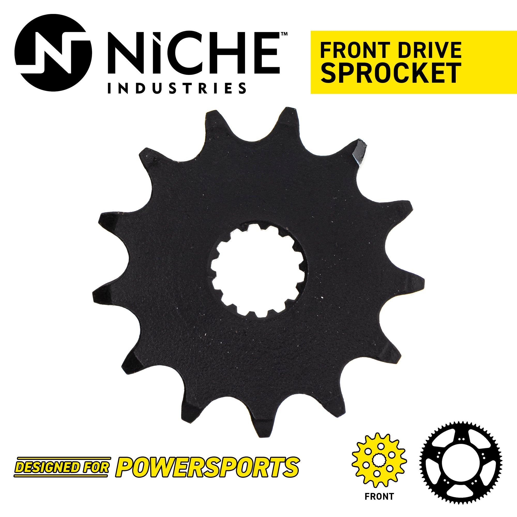 NICHE 519-CDS2258P Front Drive Sprocket for Yamaha JT Sprocket YZ125