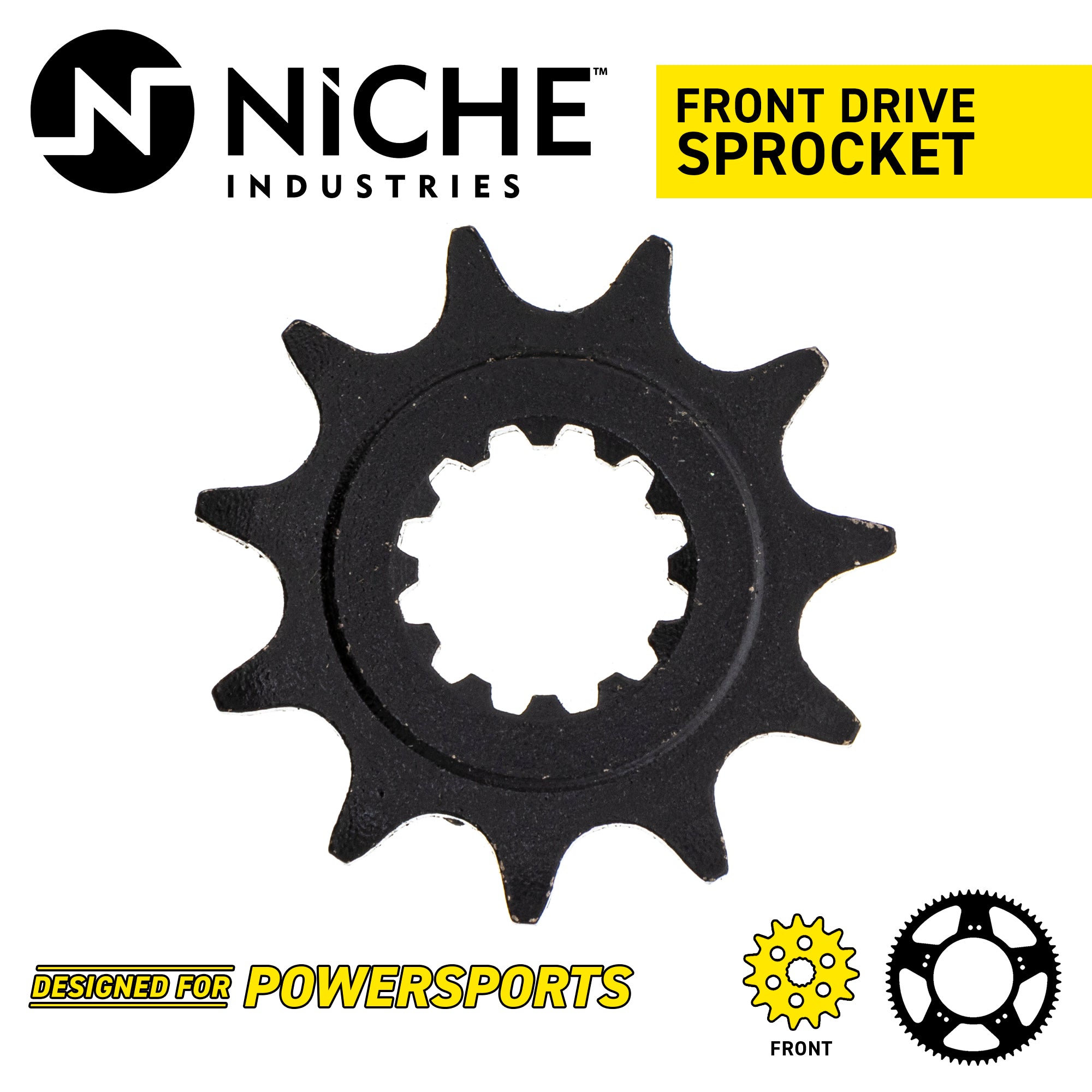 Sprocket Chain Set for Rieju MRT 50 11/52 Tooth 420 X-Ring Front Rear