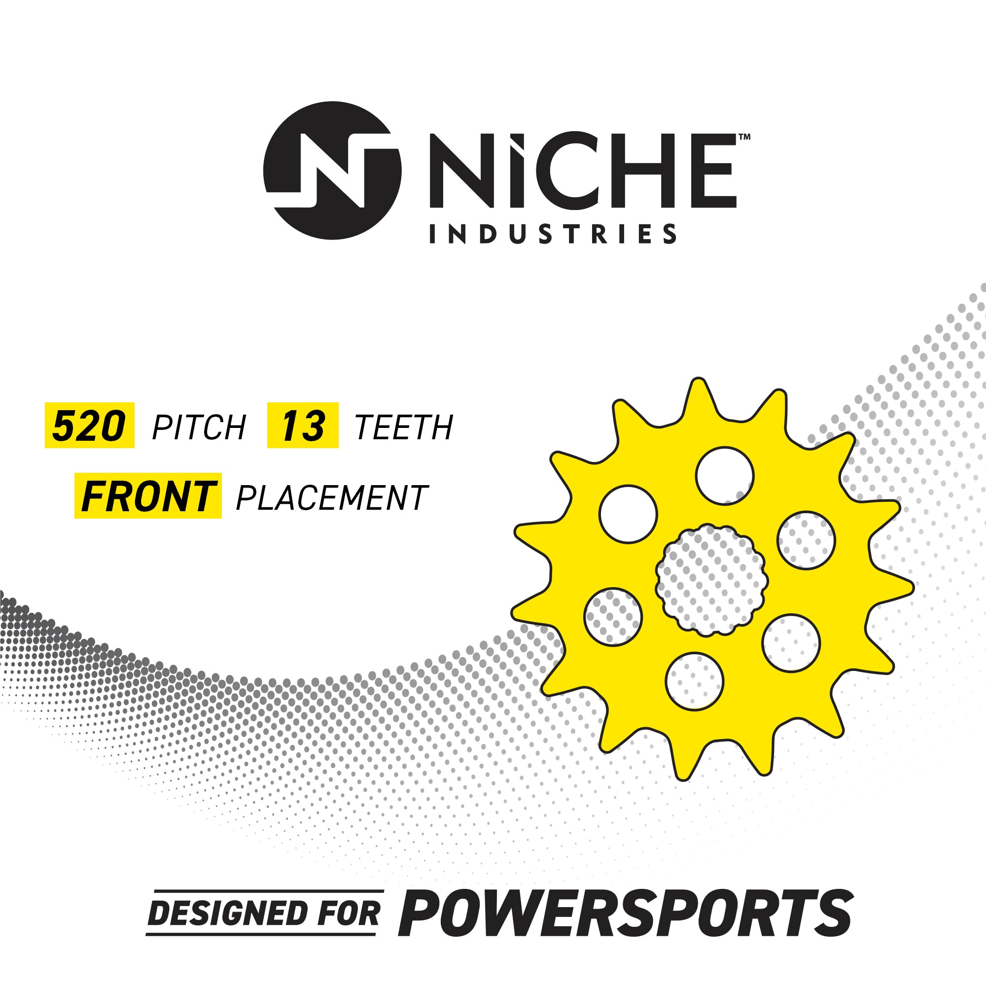 NICHE Tooth Front Drive Sprocket 23801-KCN-000