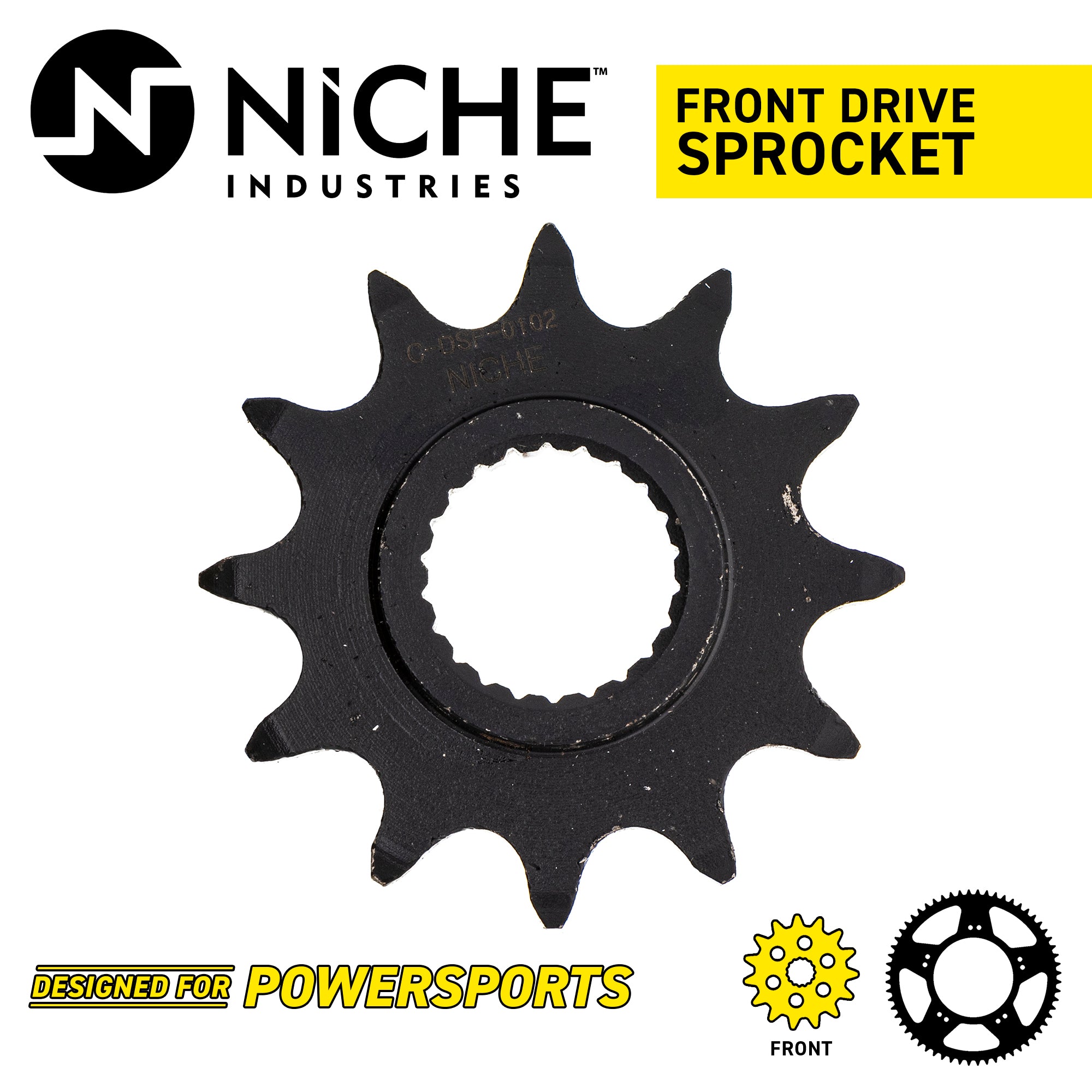 NICHE 519-CDS2324P Front Drive Sprocket for Polaris JT Sprocket