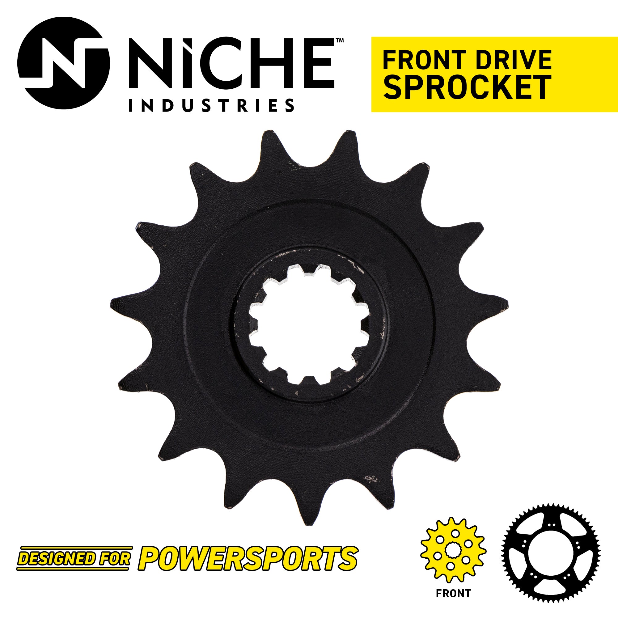 NICHE 519-CDS2363P Front Drive Sprocket for JT Sprocket FS650E FS650C