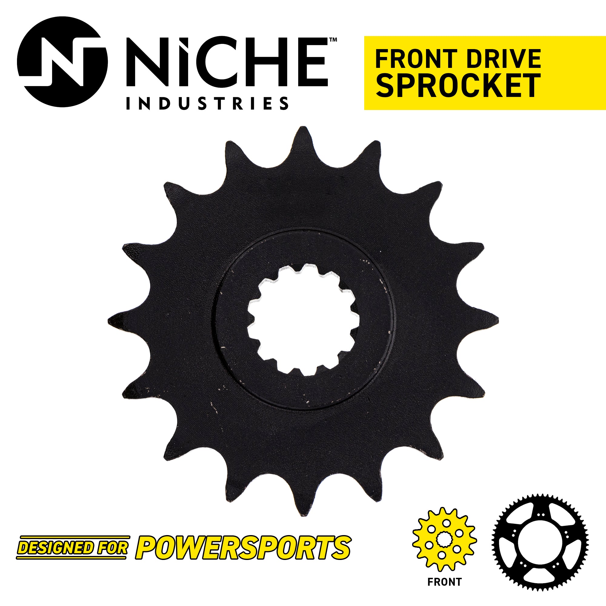 NICHE 519-CDS2361P Front Drive Sprocket for Yamaha JT Sprocket FZ6R