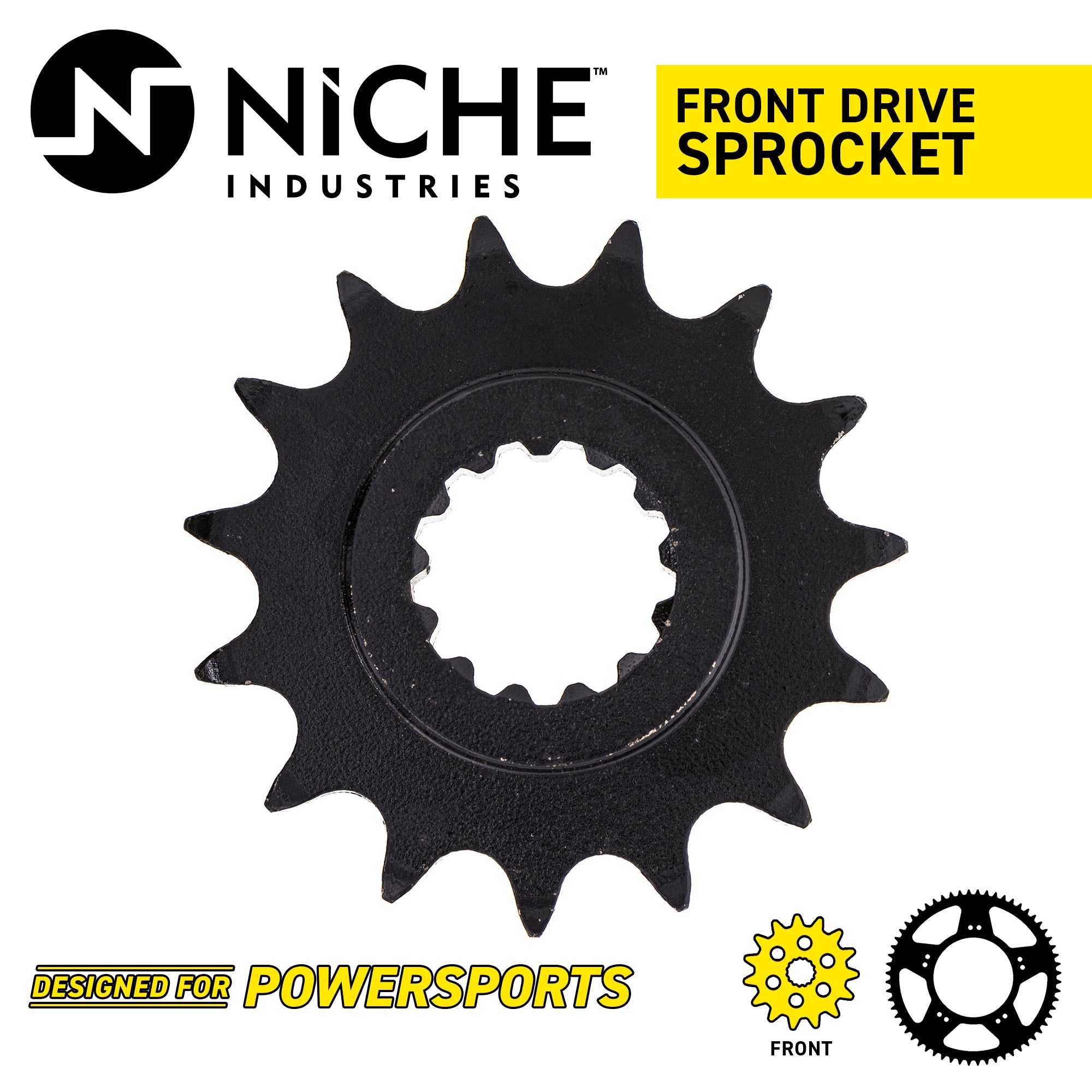 NICHE 519-CDS2377P Front Drive Sprocket for JT Sprocket Honda