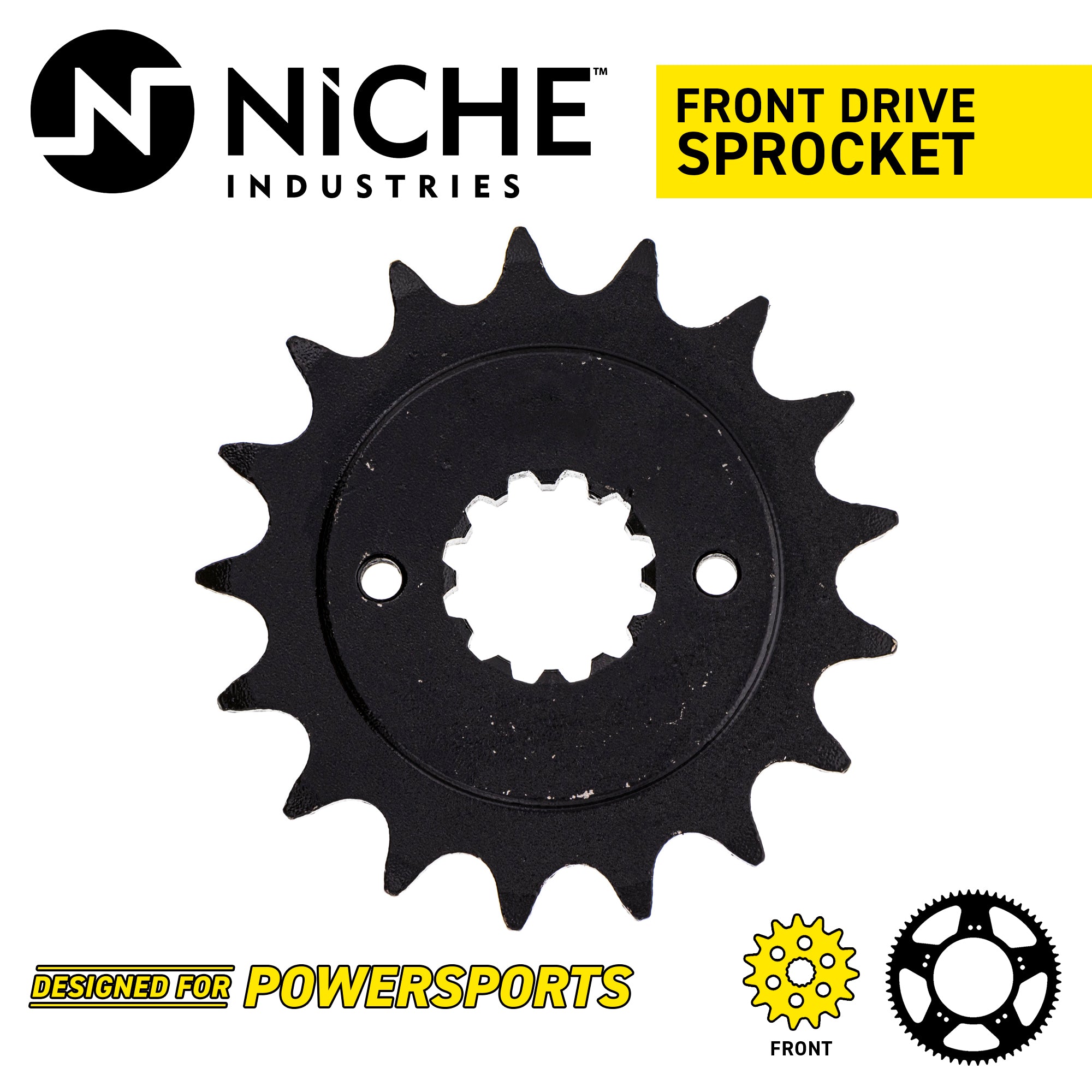 NICHE 519-CDS2382P Front Drive Sprocket for JT Sprocket Honda Shadow