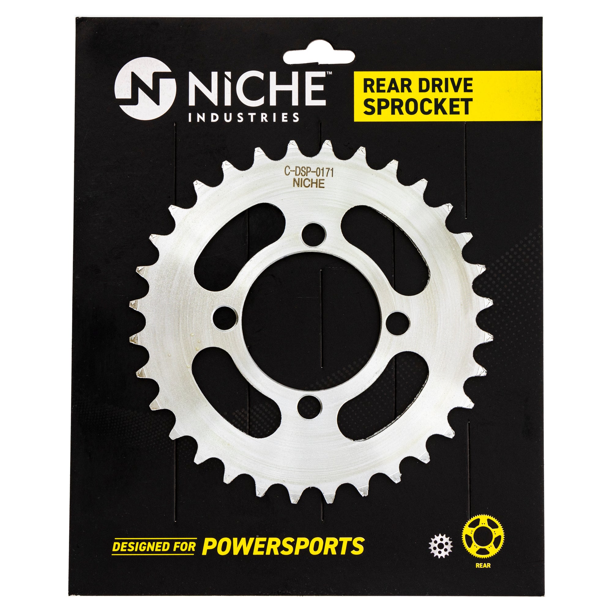 NICHE 519-CDS2393P Rear Drive Sprocket for Yamaha JT Sprocket Grizzly