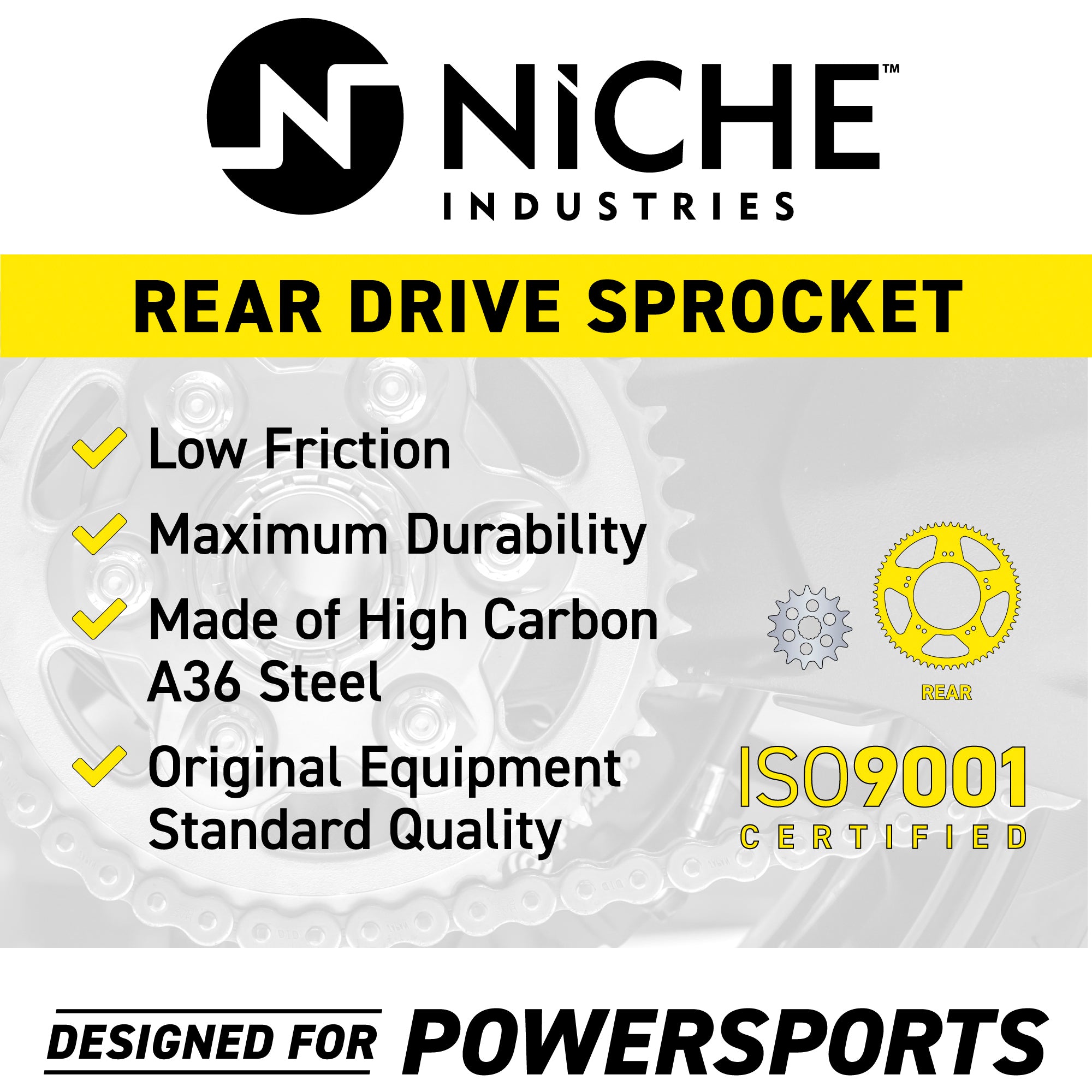 520 Pitch Front & Rear Drive Sprocket Kit for Suzuki Quadsport Z400