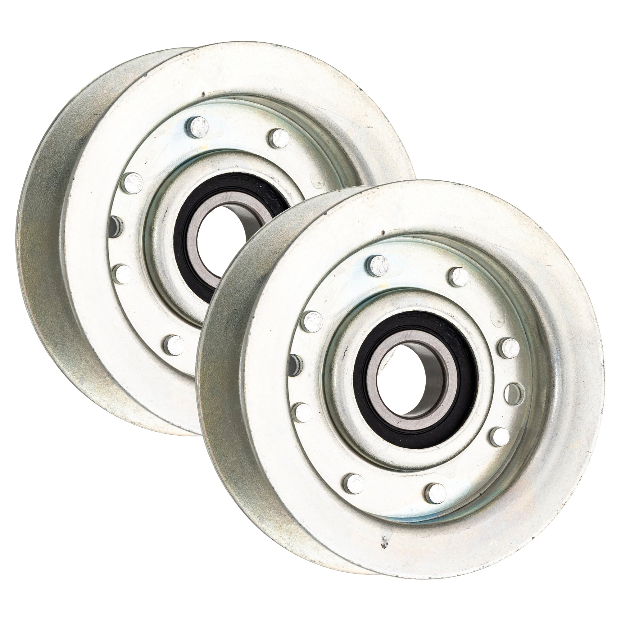 Flat Idler Pulley Set 2-Pack for Stens Oregon MTD Cub Cadet Troy-Bilt John Deere L2548 8TEN 810-CID2225L