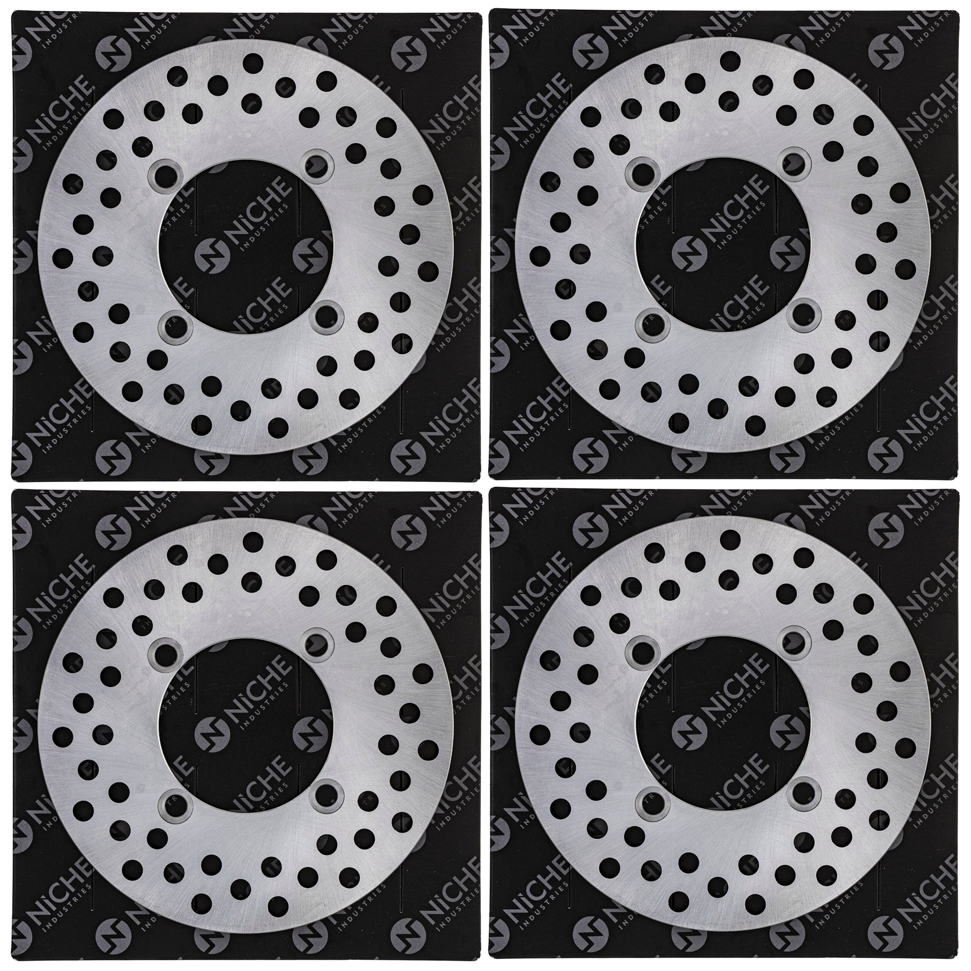 Brake Rotor Set (Front & Rear) 4-Pack for zOTHER Pioneer Big NICHE 519-CRT2497R