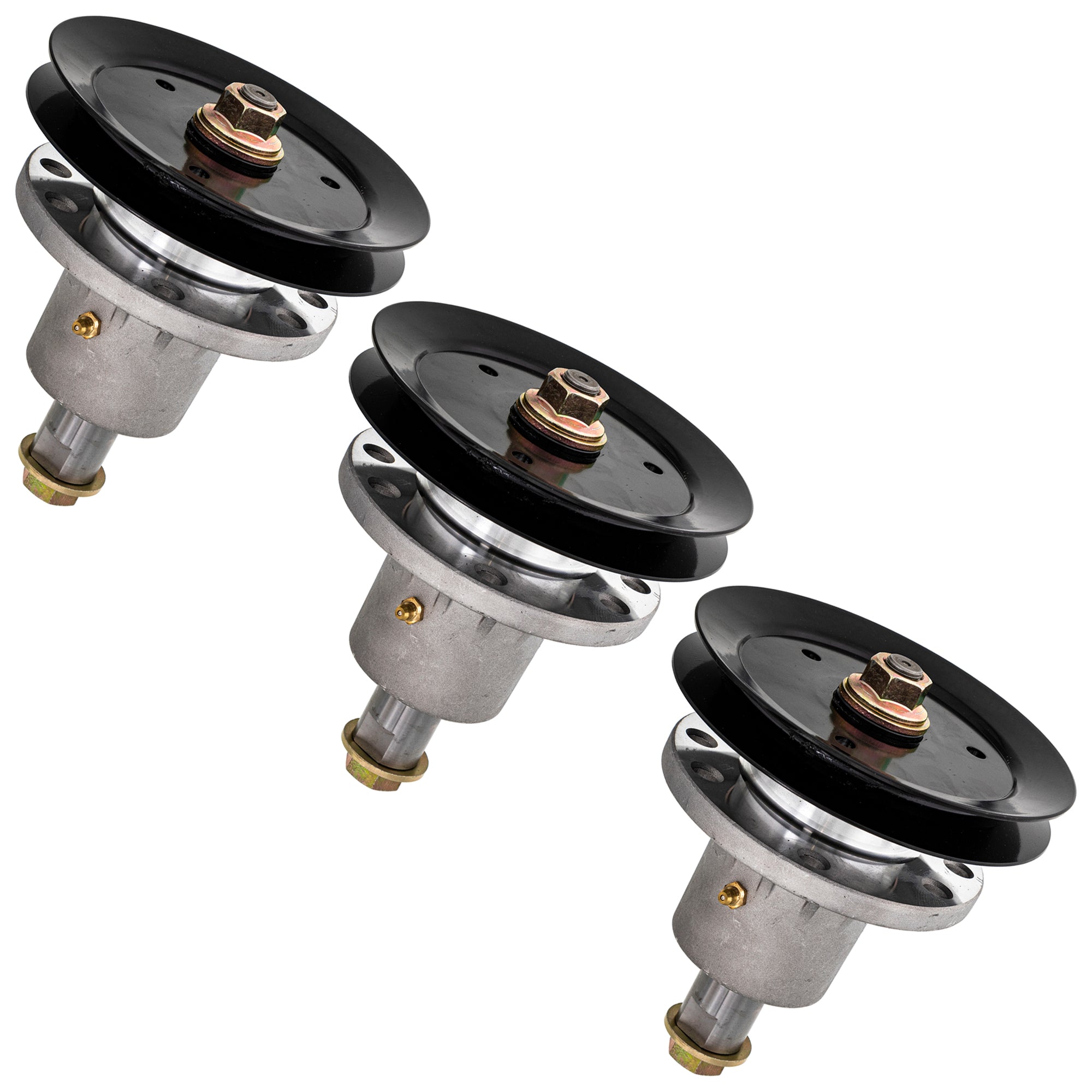 Deck Spindle with Pulley 3-Pack for Toro Exmark Stens Oregon Ferris Lazer 1-634972 285-795 8TEN 810-CSP2284N