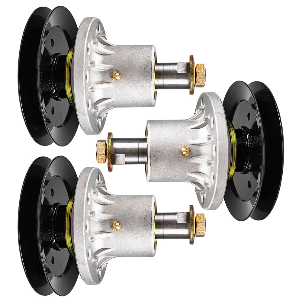 8TEN 810-CSP2284N Deck Spindle with Pulley 3-Pack for Toro Exmark