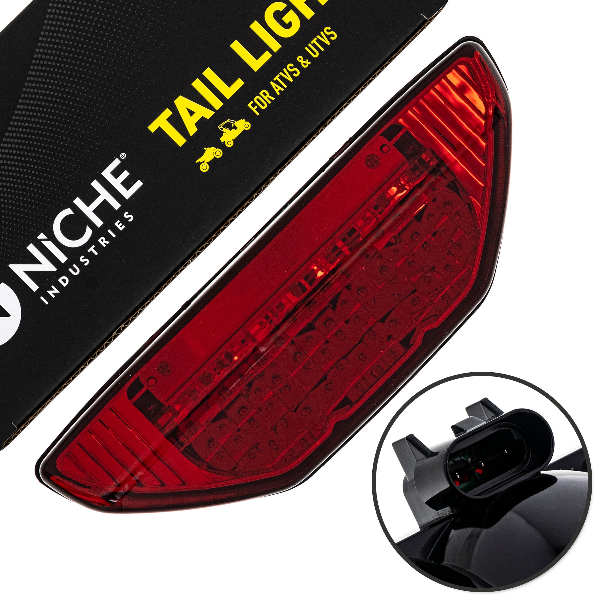 Brake Tail Light for Honda Big Red 700 33700-HN1-A71 2 Pack