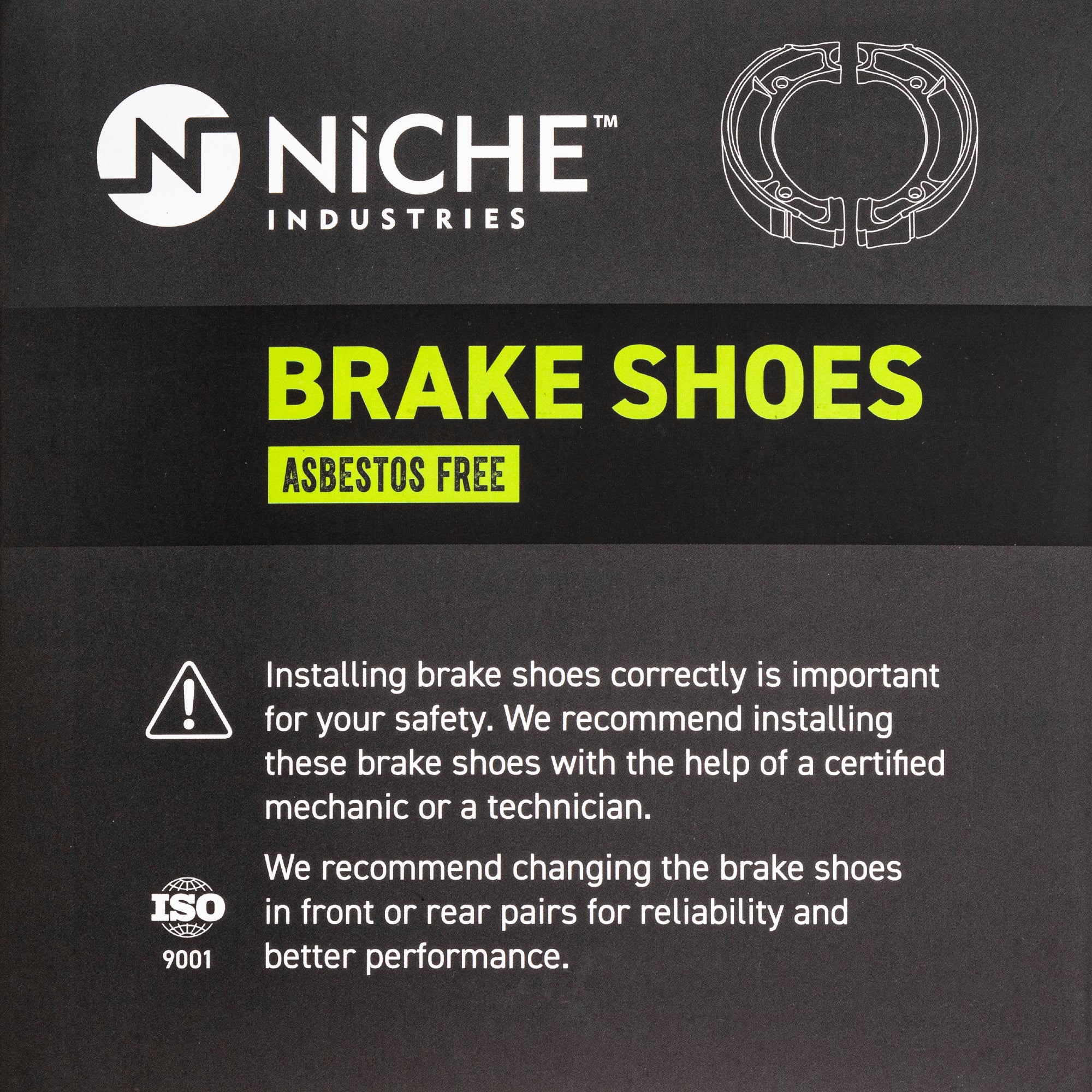 Brake Shoe for Honda XR100R XR80R Elite 80 06430-GN1-731 Front Rear