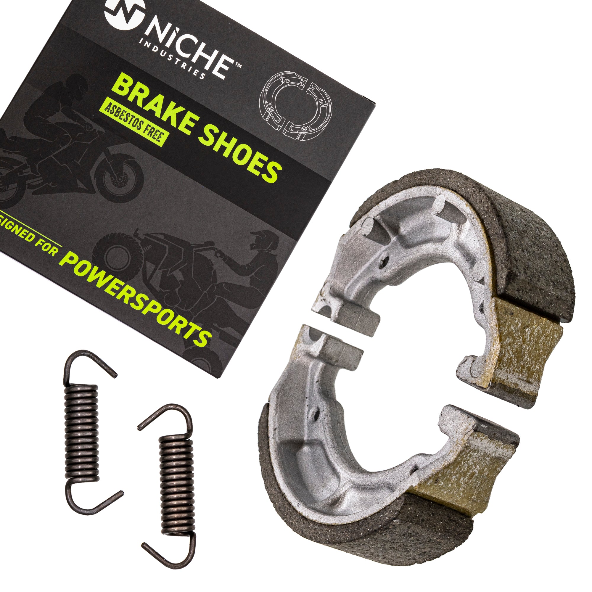 Front Rear Brake Shoe for zOTHER Suzuki Quadrunner JR50 ALT50 64400-04811 NICHE 519-KBR2230S