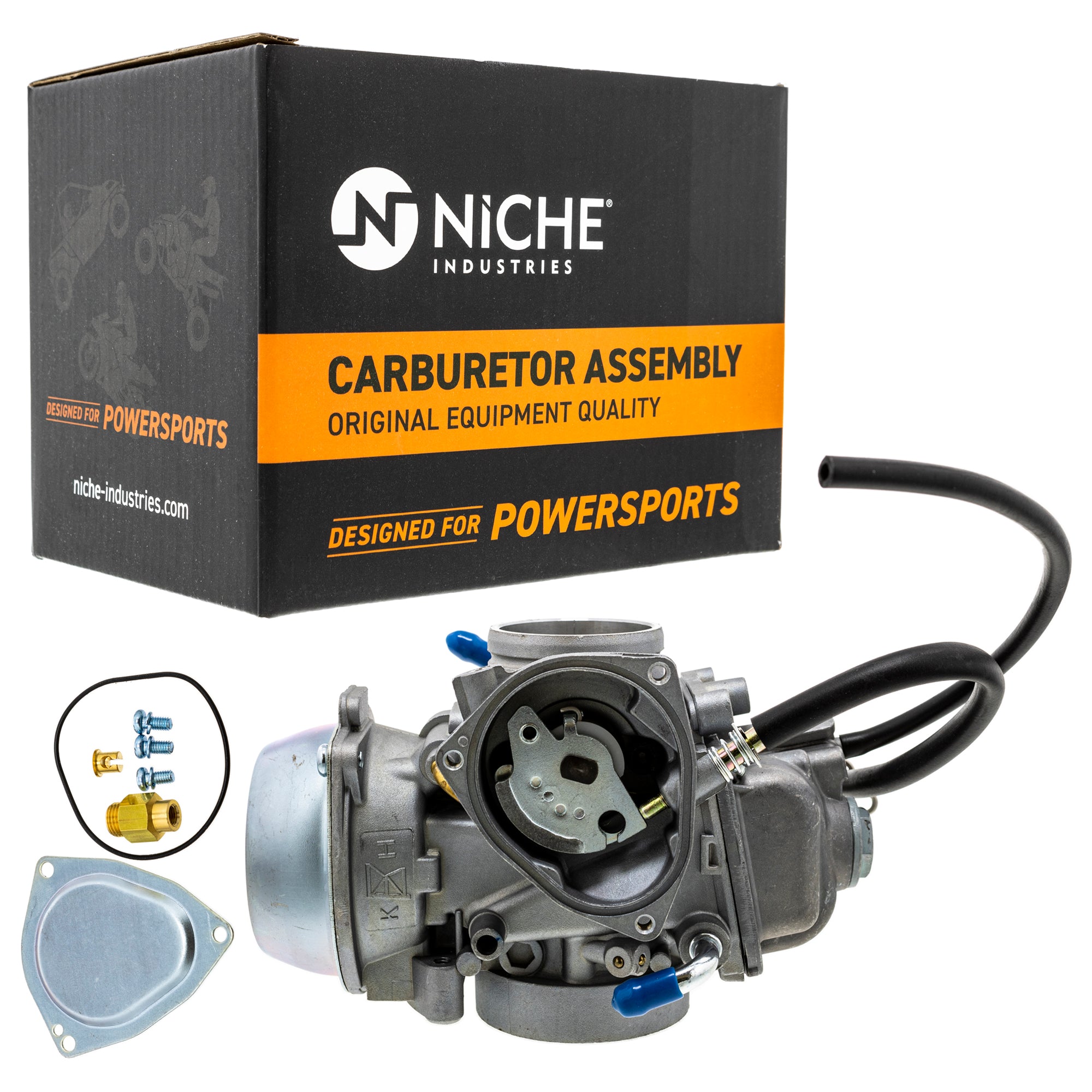 NICHE 519-KCR2220B Carburetor Assembly for Polaris Worker Trail