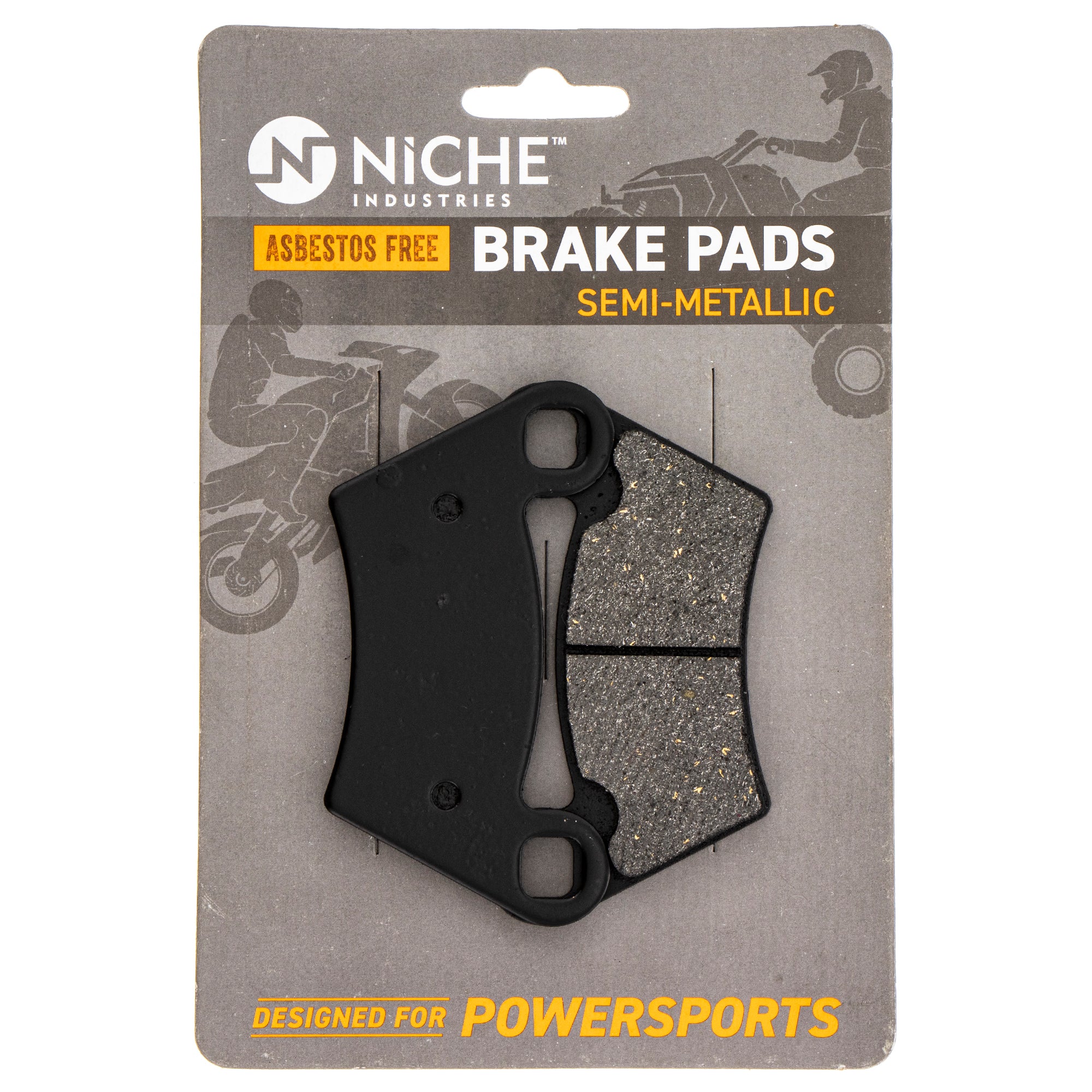 NICHE MK1001106 Brake Caliper & Pads Kit for Polaris GEM Sportsman