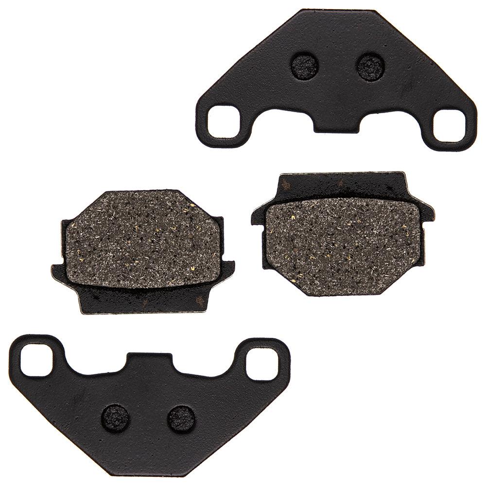 Complete Semi-Metallic Brake Pad Set 2-Pack for zOTHER Yamaha KTM Kawasaki Raptor Grizzly NICHE 519-KPA2233D