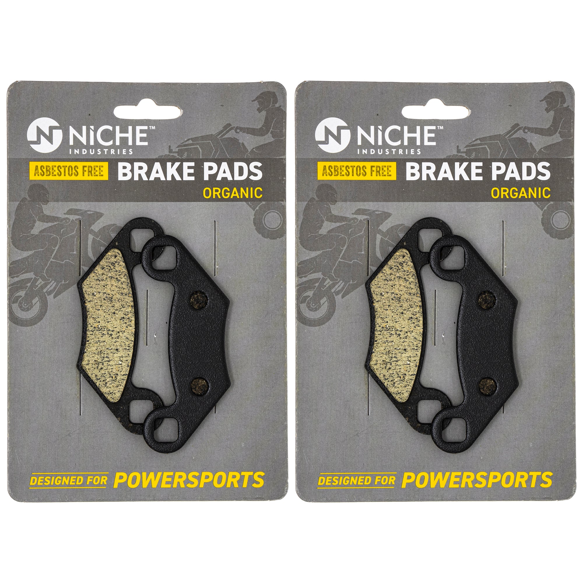 NICHE MK1001554 Brake Pad Kit Front/Rear for zOTHER Polaris RZR