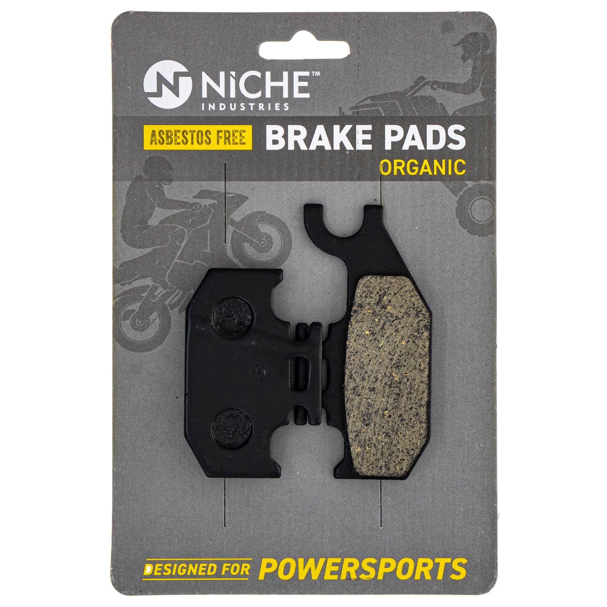 NICHE MK1001573 Brake Pad Kit Front/Rear for BRP Can-Am Ski-Doo