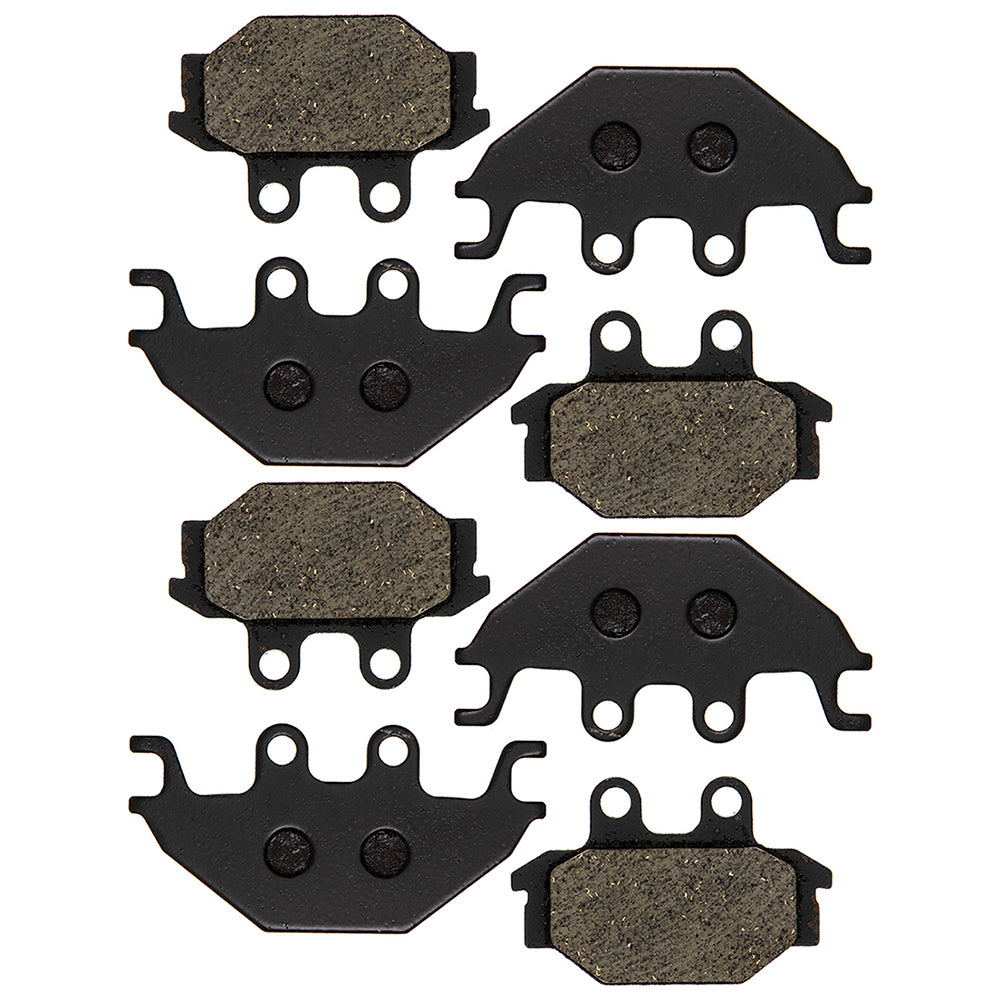 NICHE 519-KPA2205D Brake Pad Set 4-Pack for Arctic Cat Textron