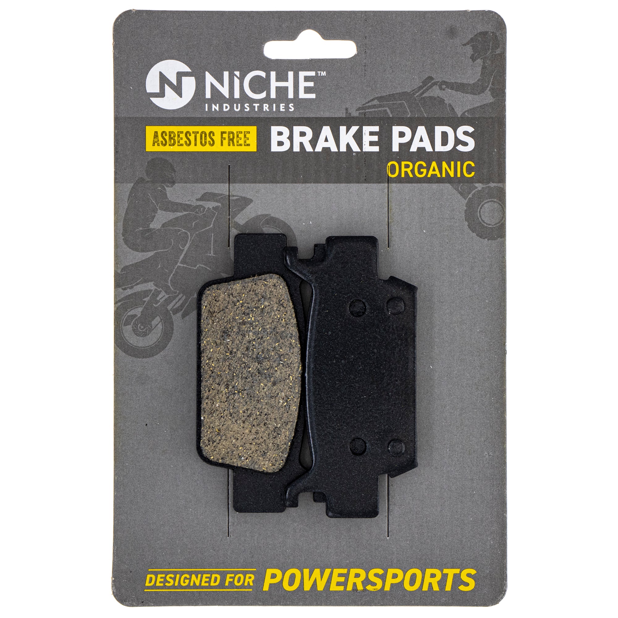 Front Left Organic Brake Pad Set for zOTHER Honda FourTrax 06451-HP0-A02 06452-HP0-A02 NICHE 519-KPA2207D