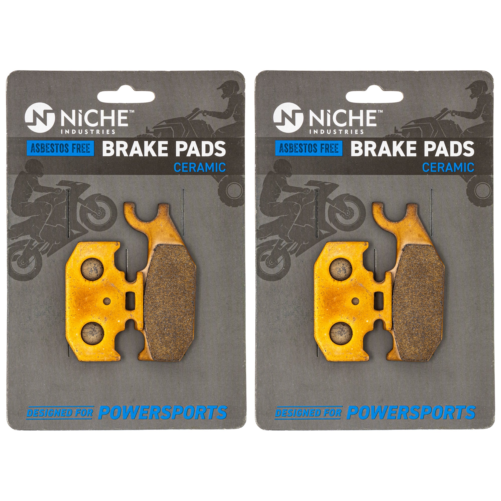 NICHE MK1001609 Ceramic Brake Pad Kit for BRP Can-Am Ski-Doo
