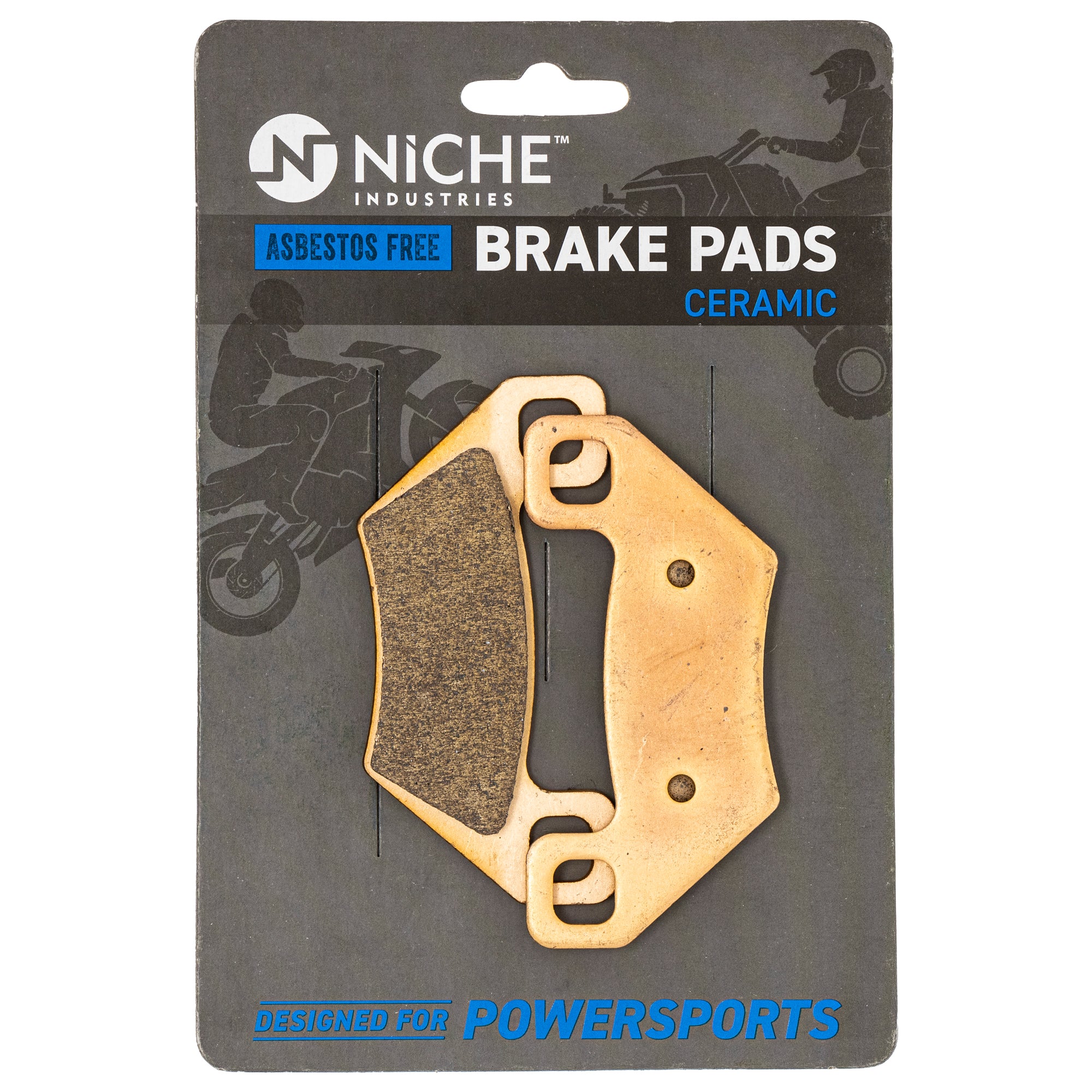 Front Rear Ceramic Brake Pad Set for Polaris Arctic Cat Textron Voyager Switchback RMK Pro NICHE 519-KPA2335D