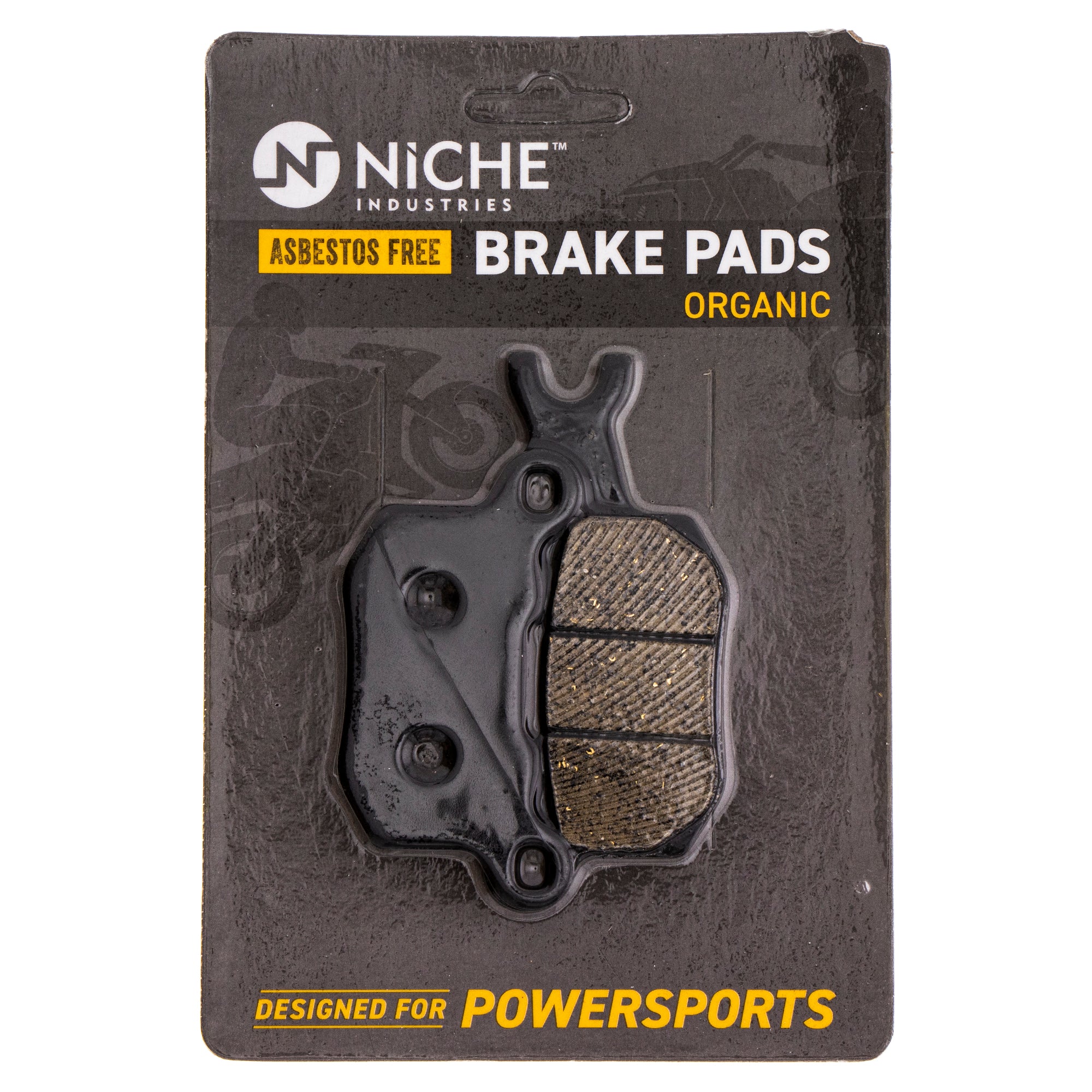 Rear Left Organic Brake Pad Set for BRP Can-Am Ski-Doo Sea-Doo Traxter Defender 715900381 NICHE 519-KPA2357D